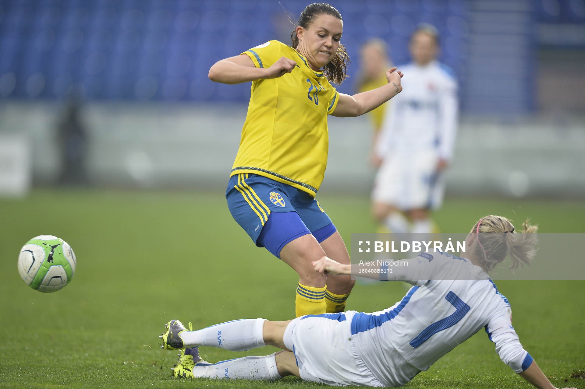 Sveriges Emilia Applequist och Slovakiens Patricia