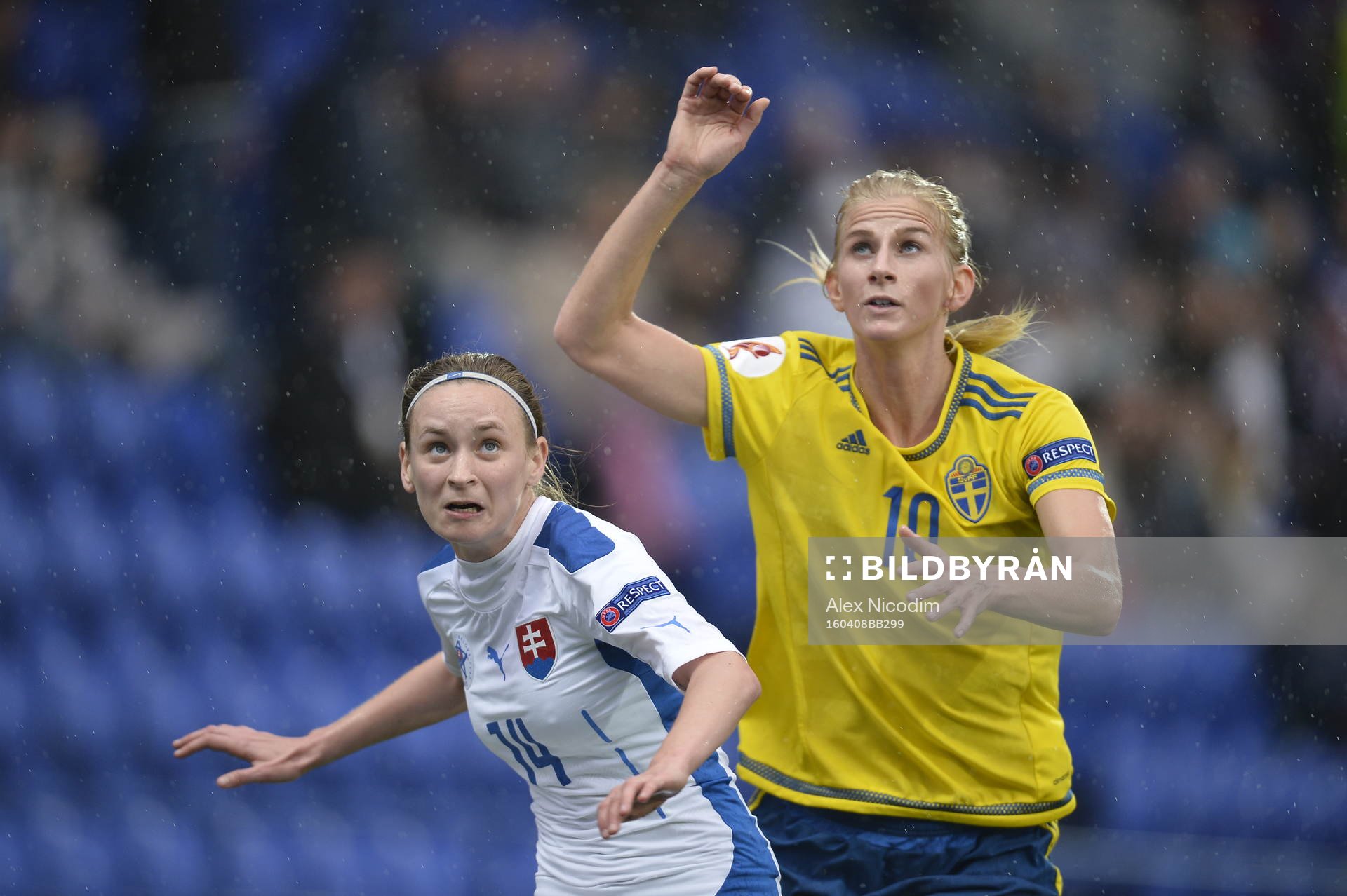 Sveriges Sofia Jakobsson och Slovakiens Petra Zdechovanova