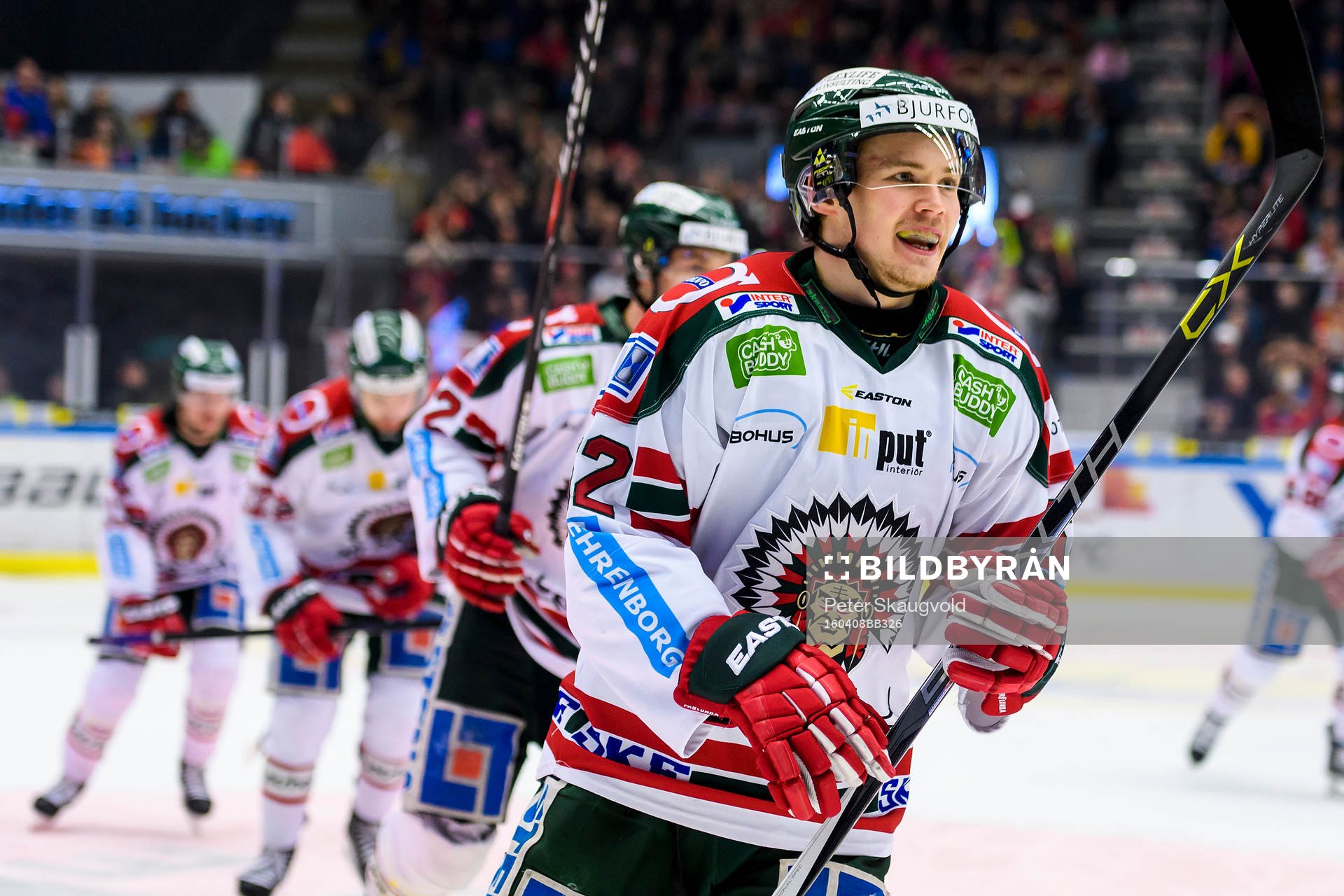 Frölundas Artturi Lehkonen jublar