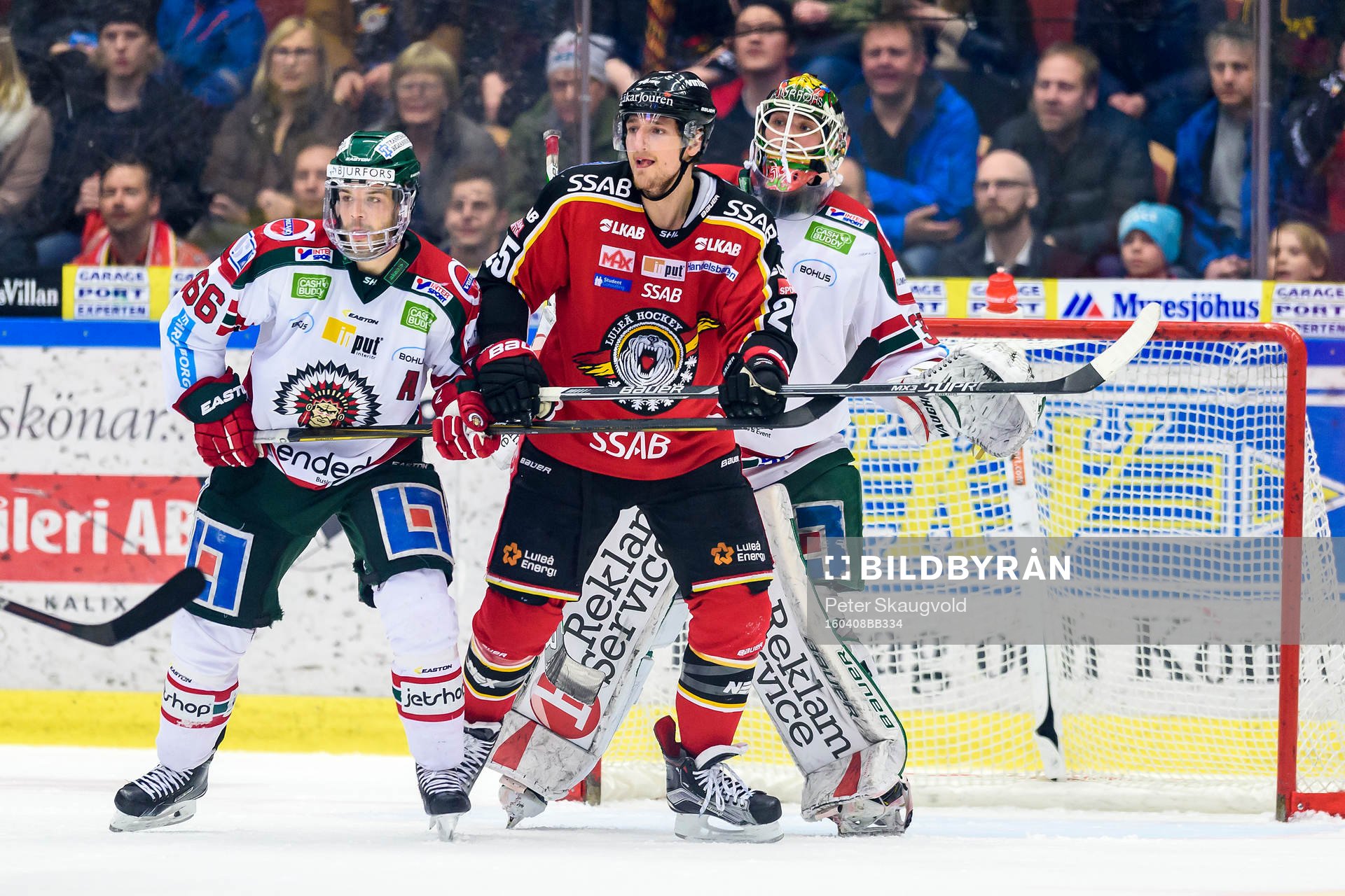 Frölundas Oskar Fantenberg och Luleås Anton Hedman
