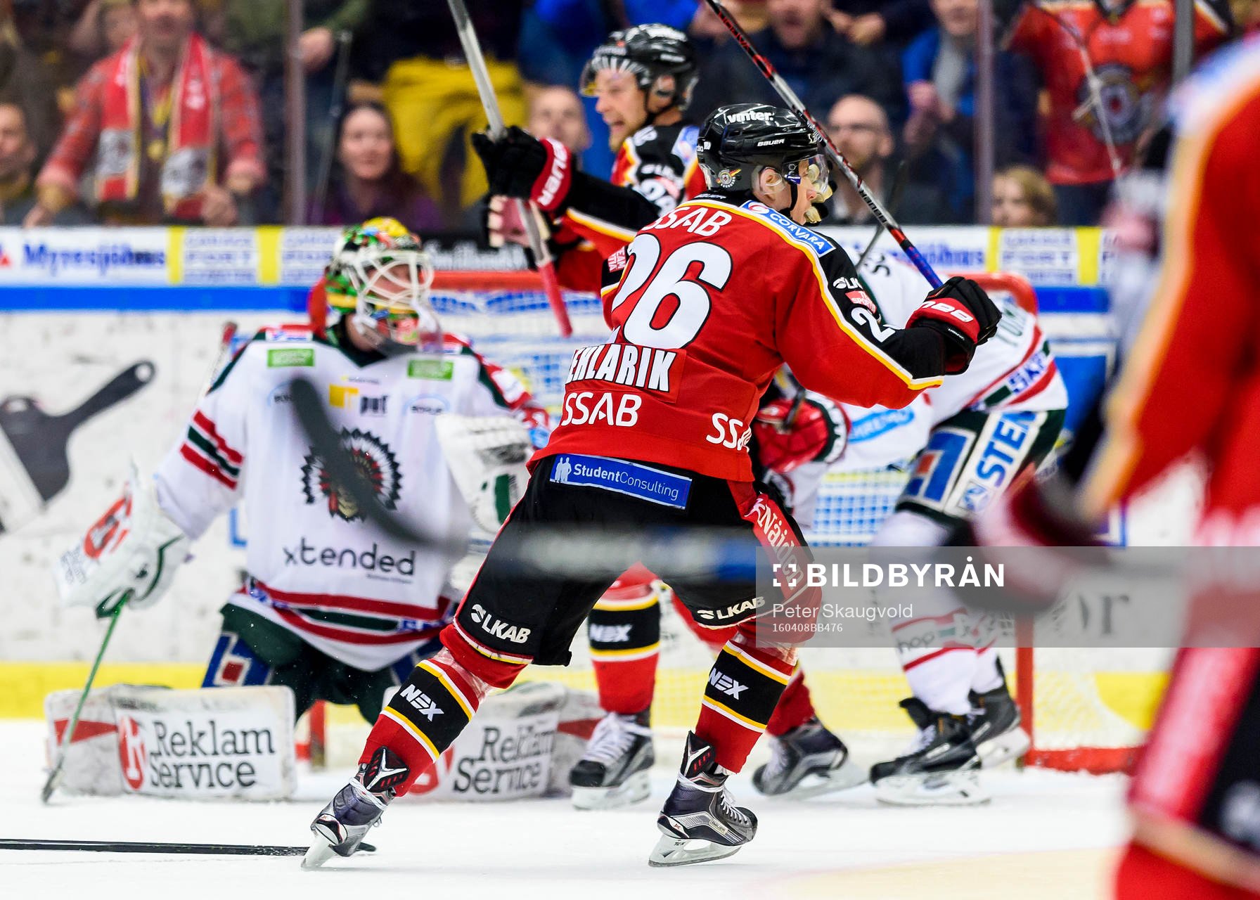 Luleås Peter Cehlarik jublar