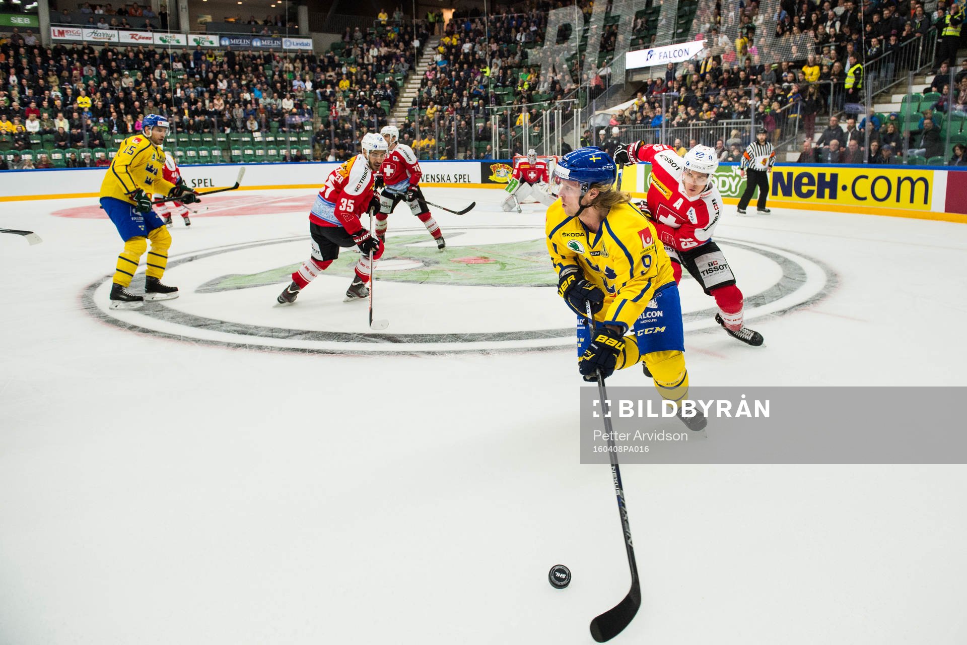 Sveriges Mattias Tedenby och Schweizs Reto Schäppi