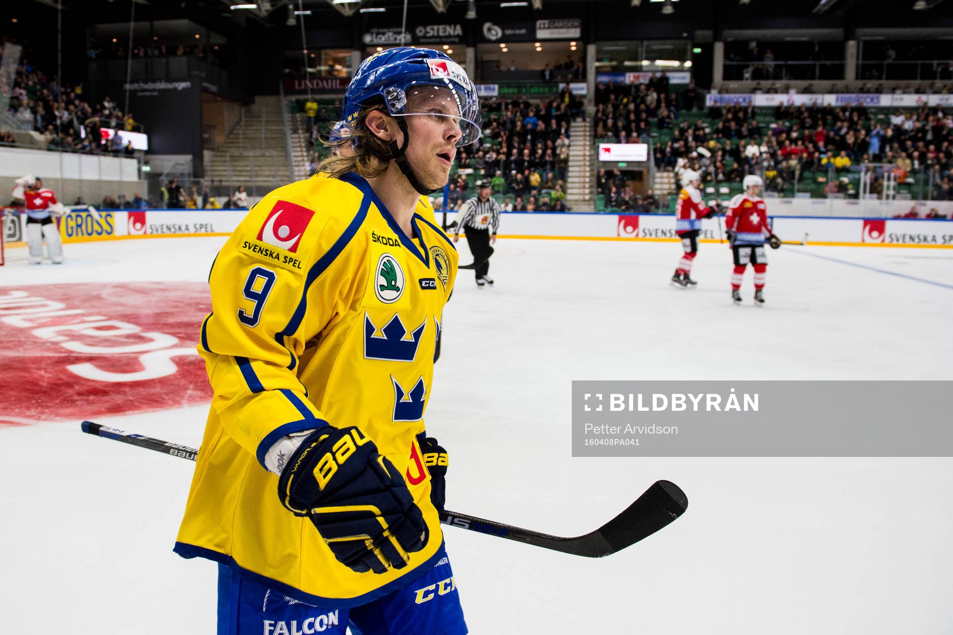 Sveriges Mattias Tedenby jublar