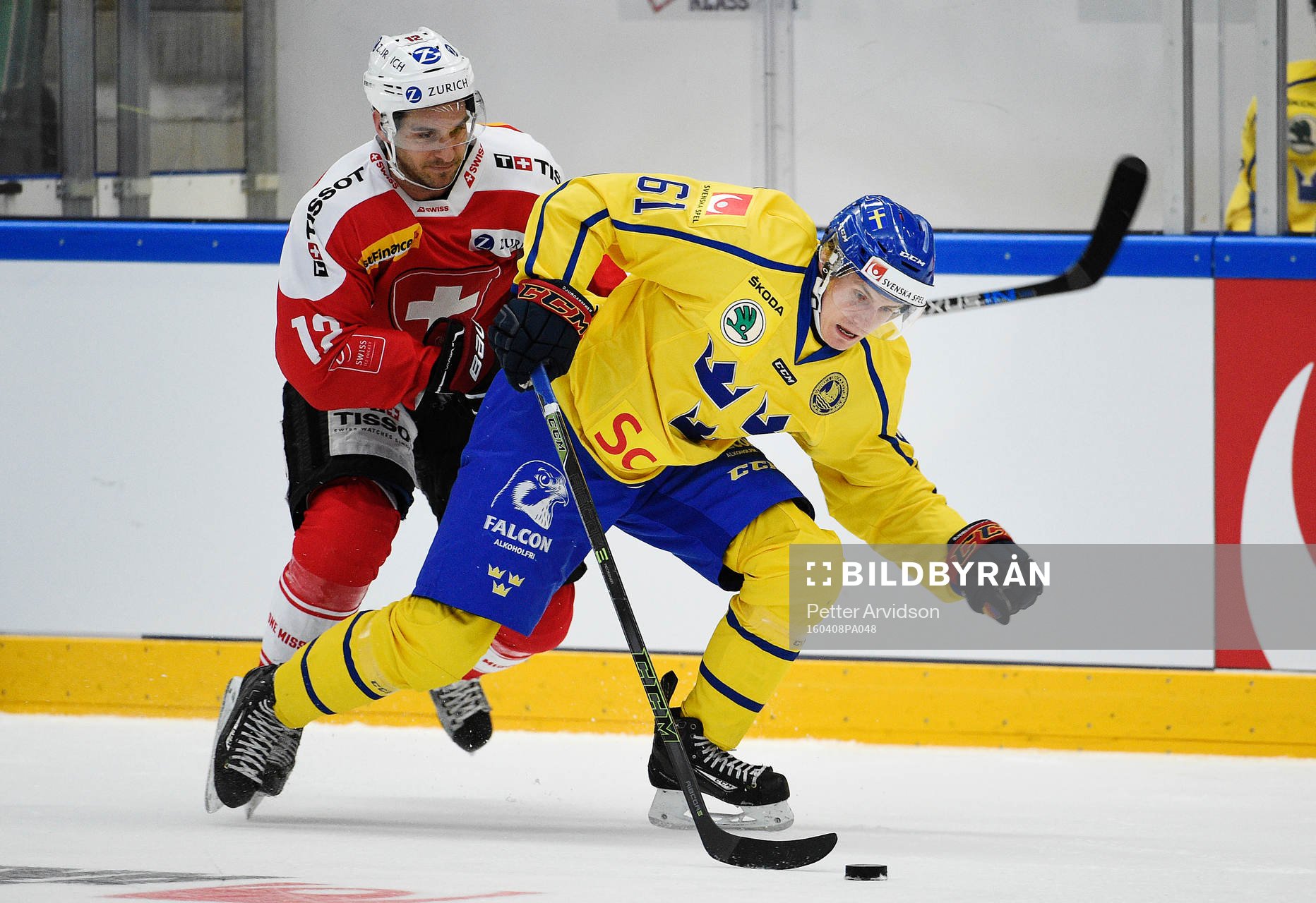 Schweizs Luca Cunti och Sveriges Markus Ljugh