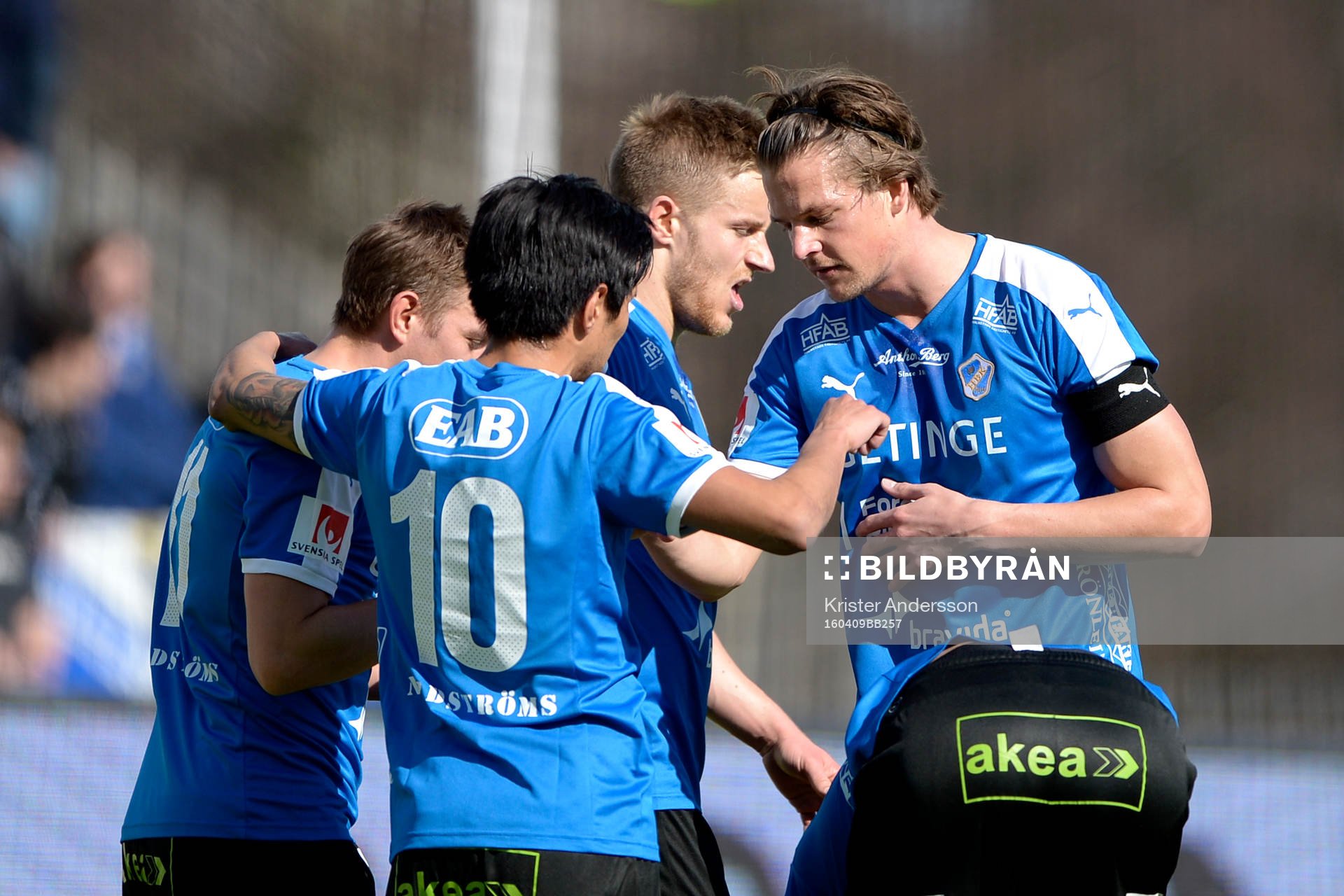 Halmstads Fredrik Olsson jublar