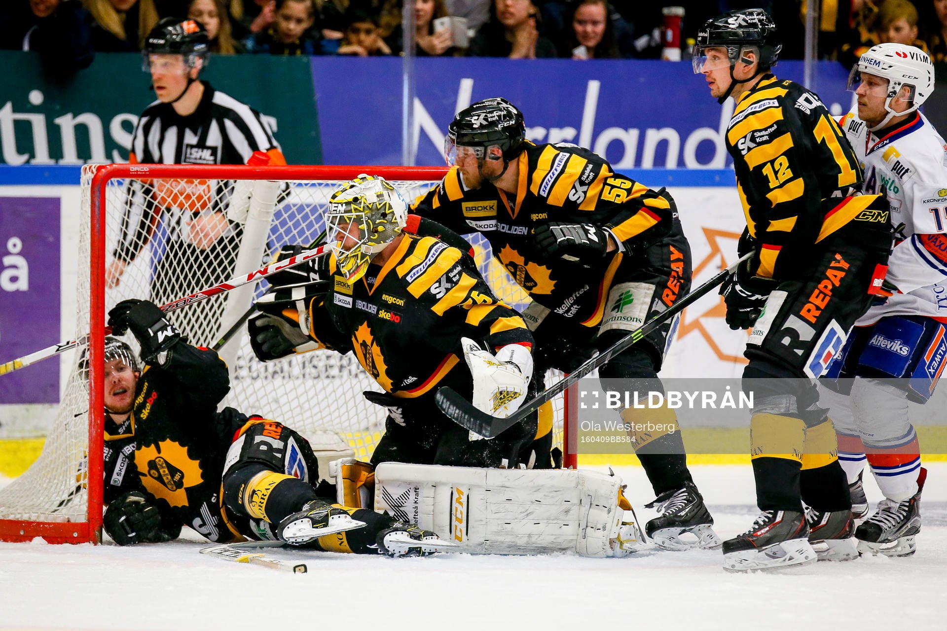 Skellefteås Niclas Burström, Alexander Urbom, målvakt