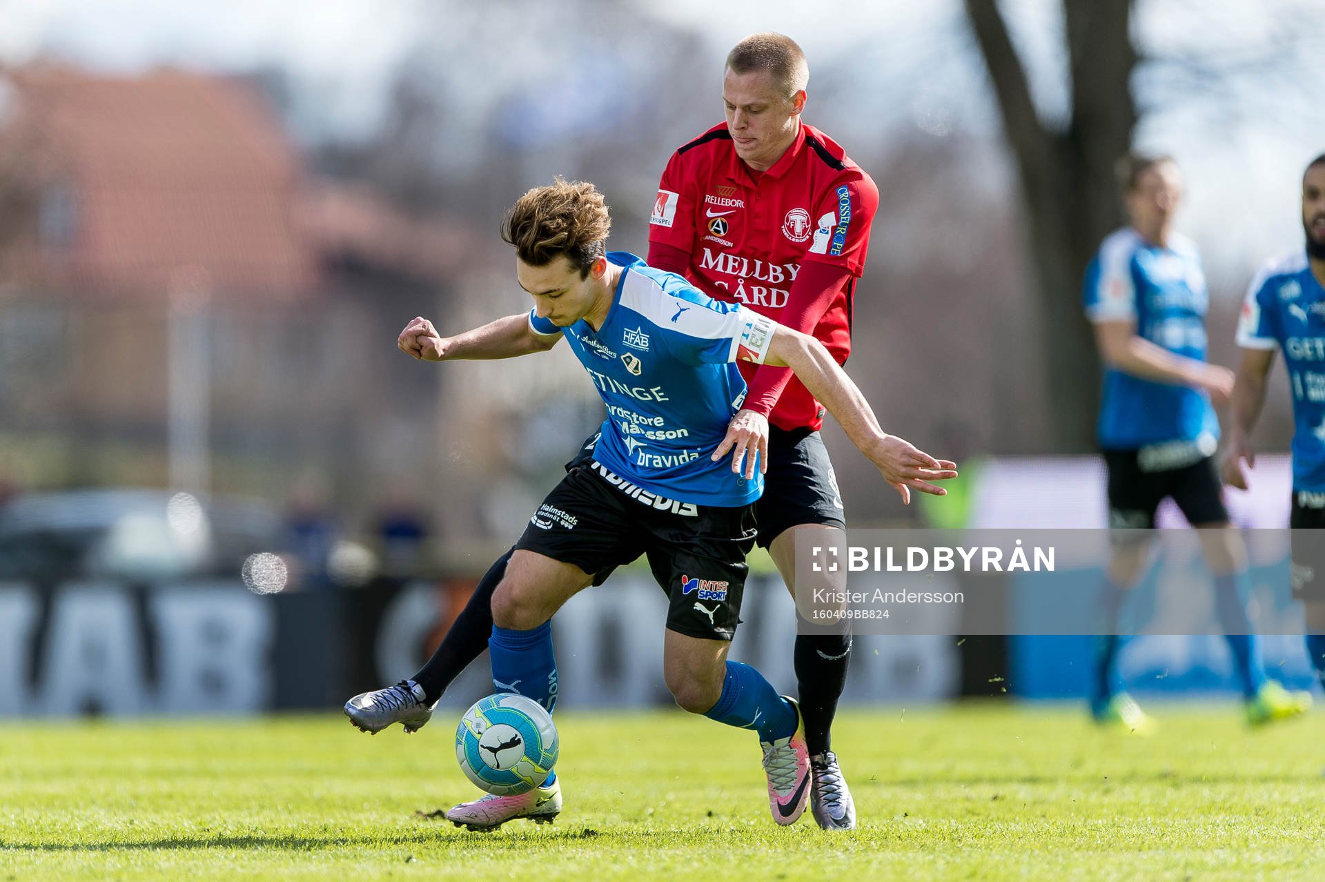 Trelleborgs Mattias Håkansson och Halmstads Sead