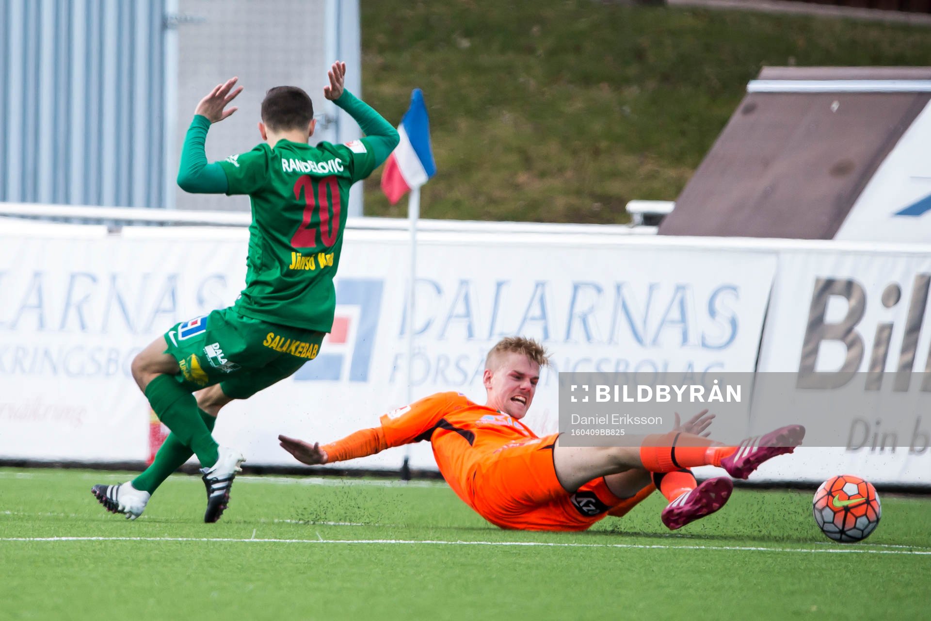 Dalkurds Predrag Randelovic  i fotbollsmatchen i superettan