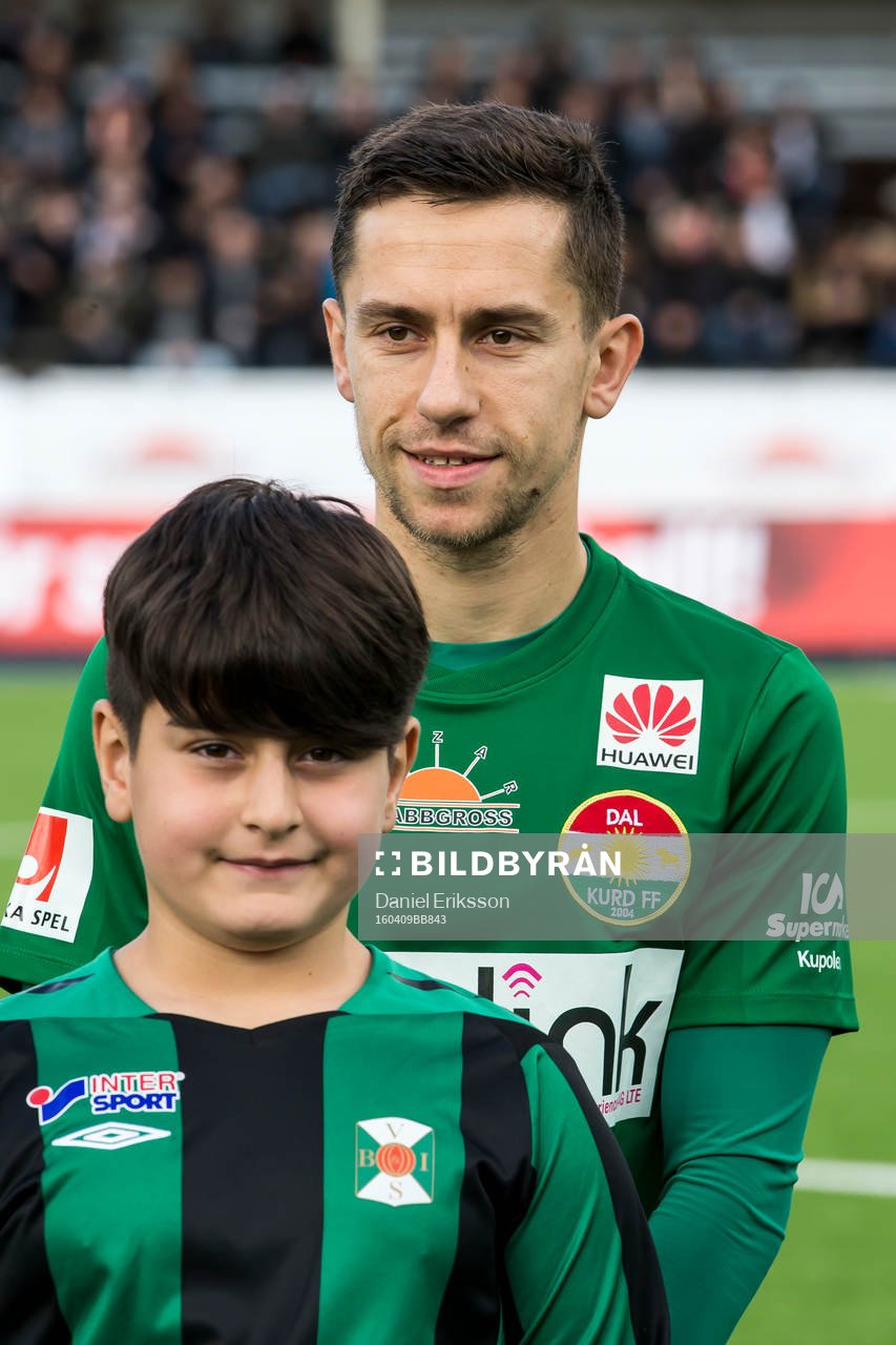 Dalkurds Predrag Randelovic  i fotbollsmatchen i superettan