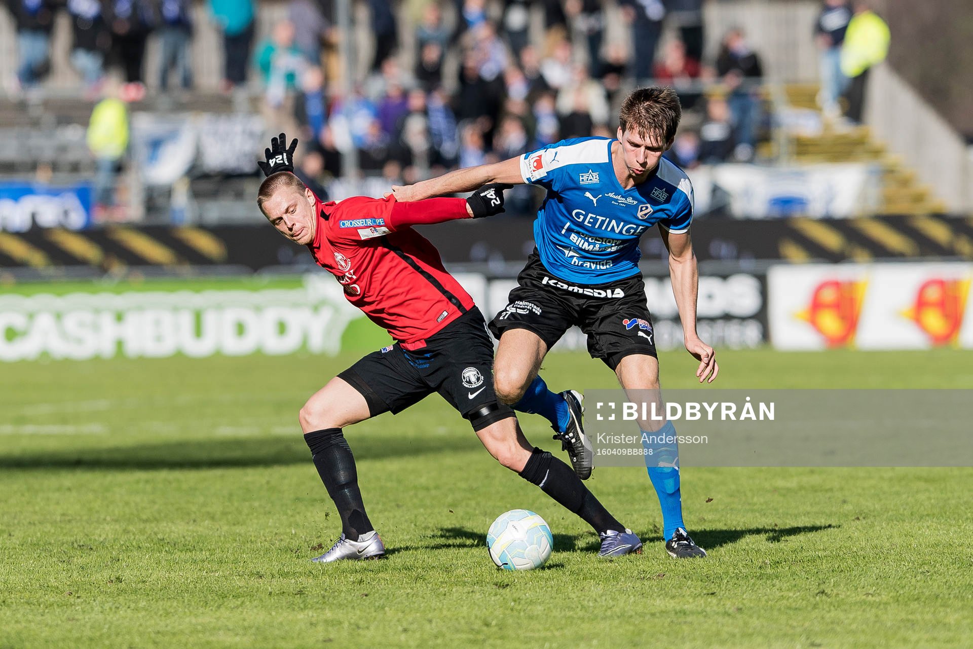 Trelleborgs Mattias Håkansson och Halmstads Marcus