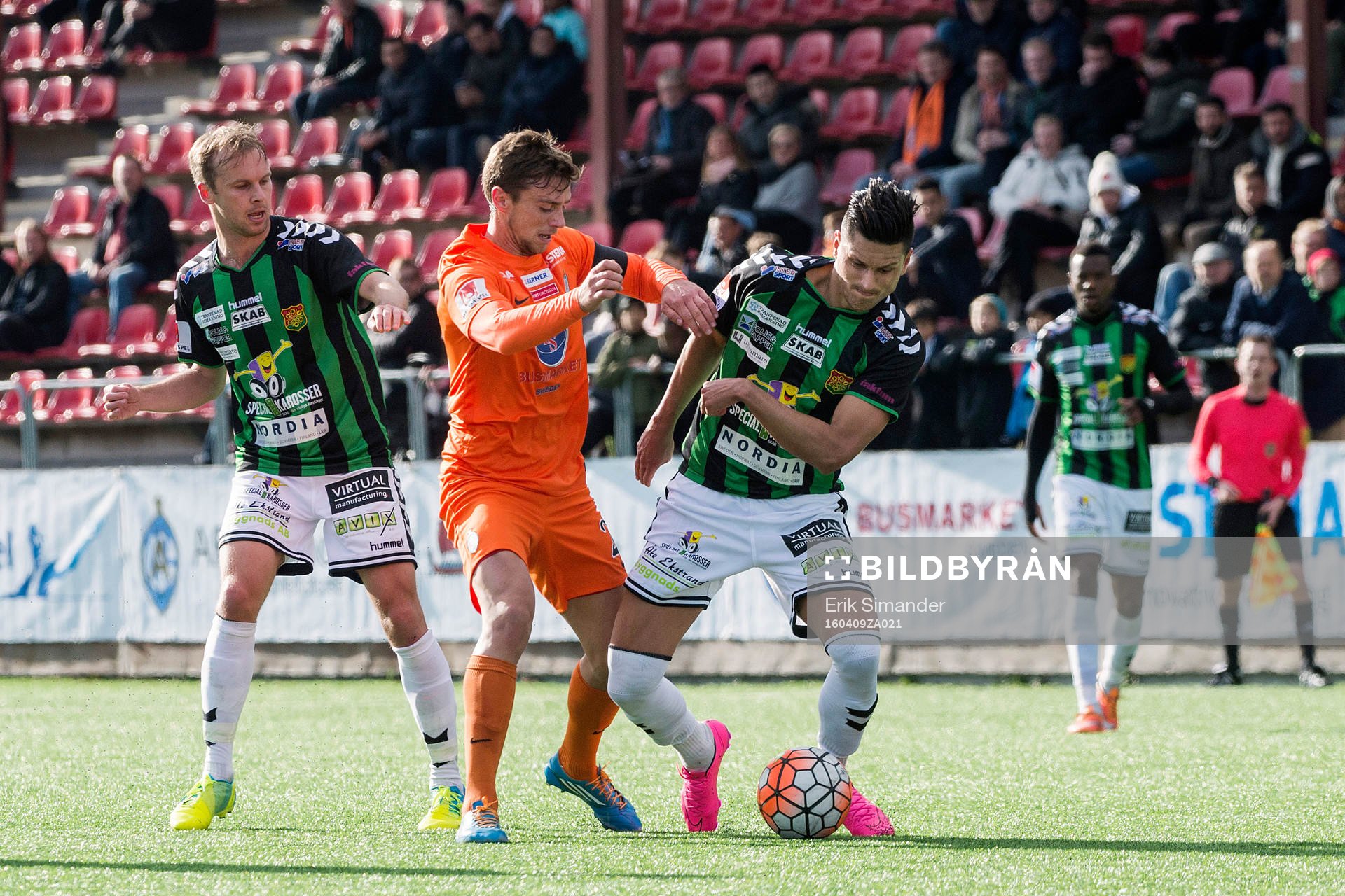 Athletics Filip Rogic och GAIS Luka Mijaljevic