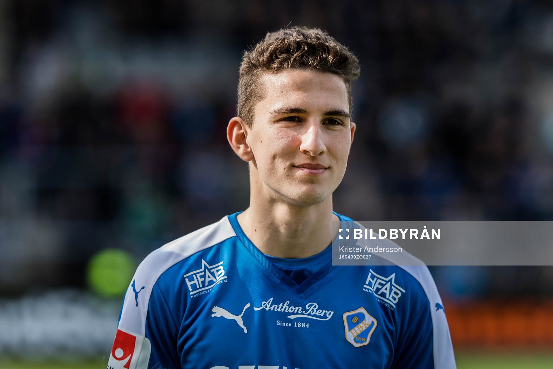 Halmstads Adnan Kojic före fotbollsmatchen i Superettan