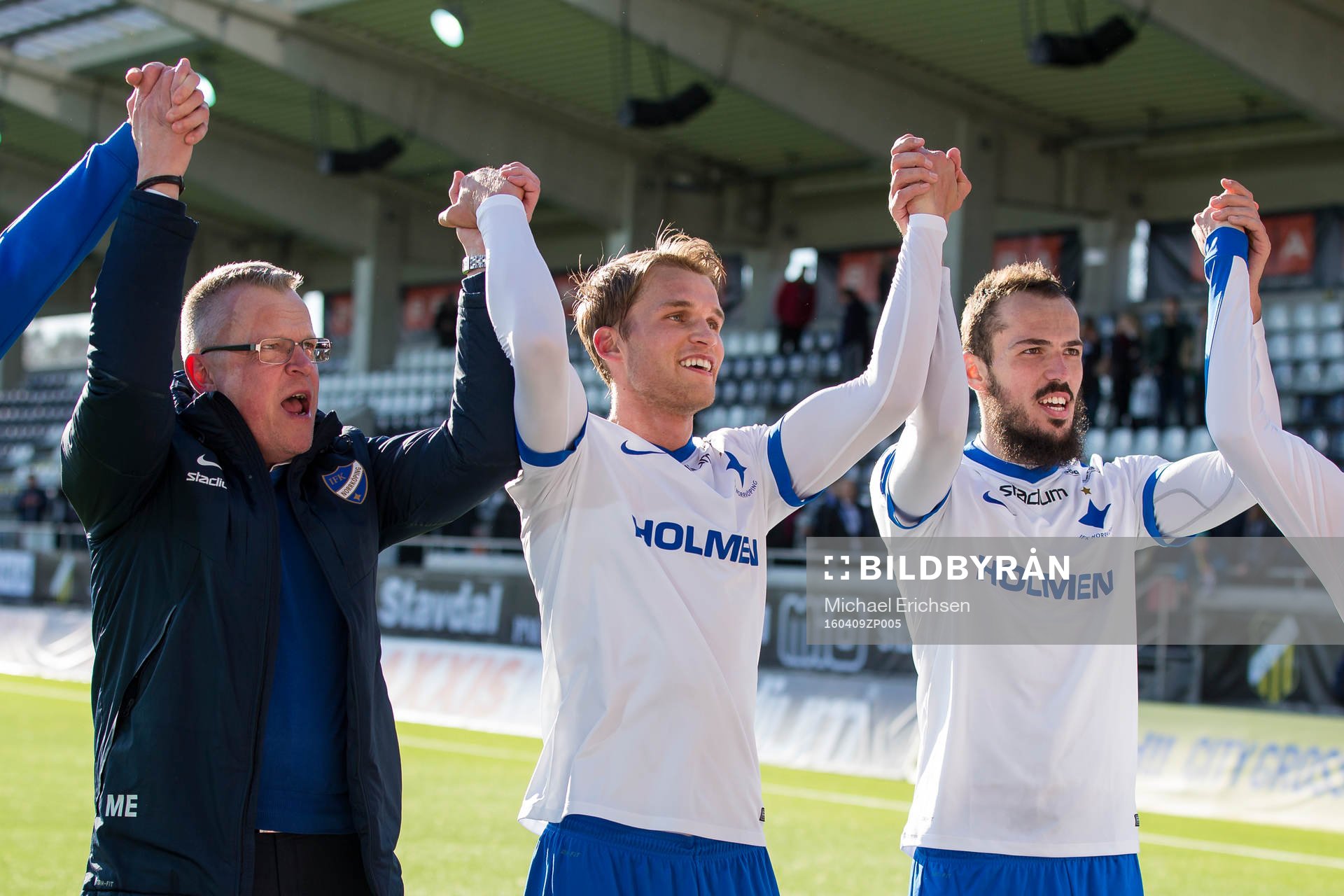Norrköpings tränare Jan Andersson, Sebastian Andersson