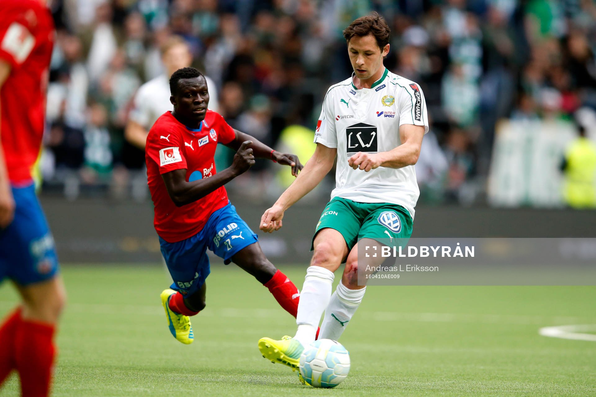 Helsingborgs Lalawélé Atakora och Hammarbys Philip Haglund