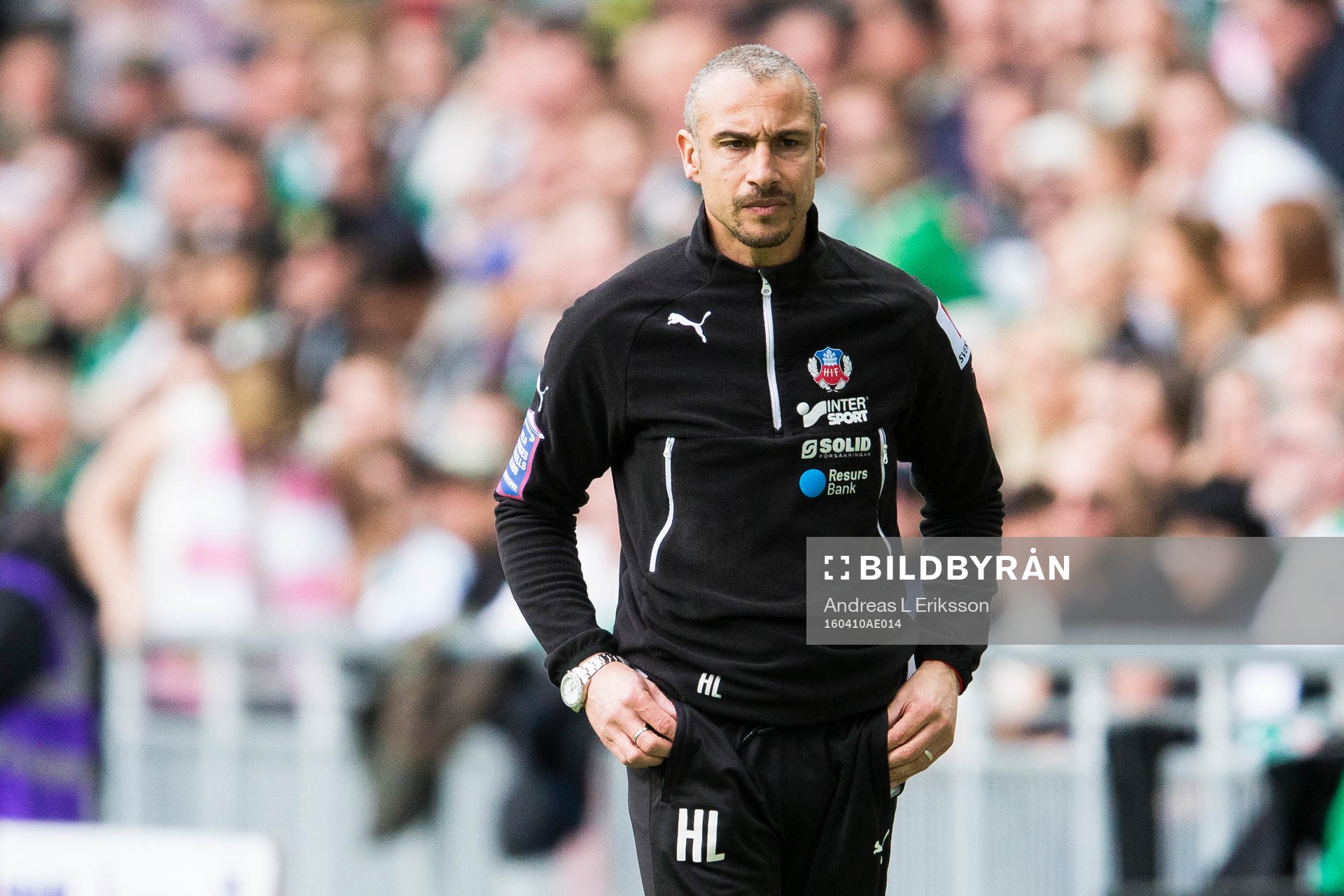 Helsingborgs manager Henrik Larsson