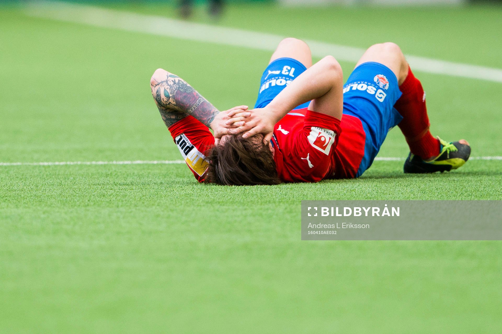 under fotbollsmatchen i Allsvenskan mellan Hammarby och
