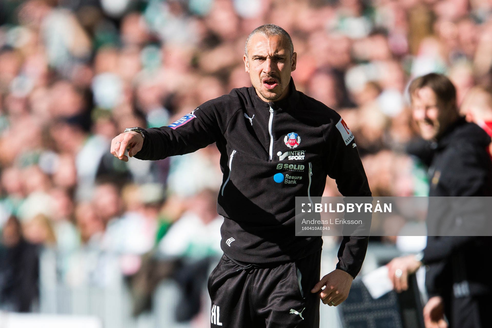 Helsingborgs manager Henrik Larsson