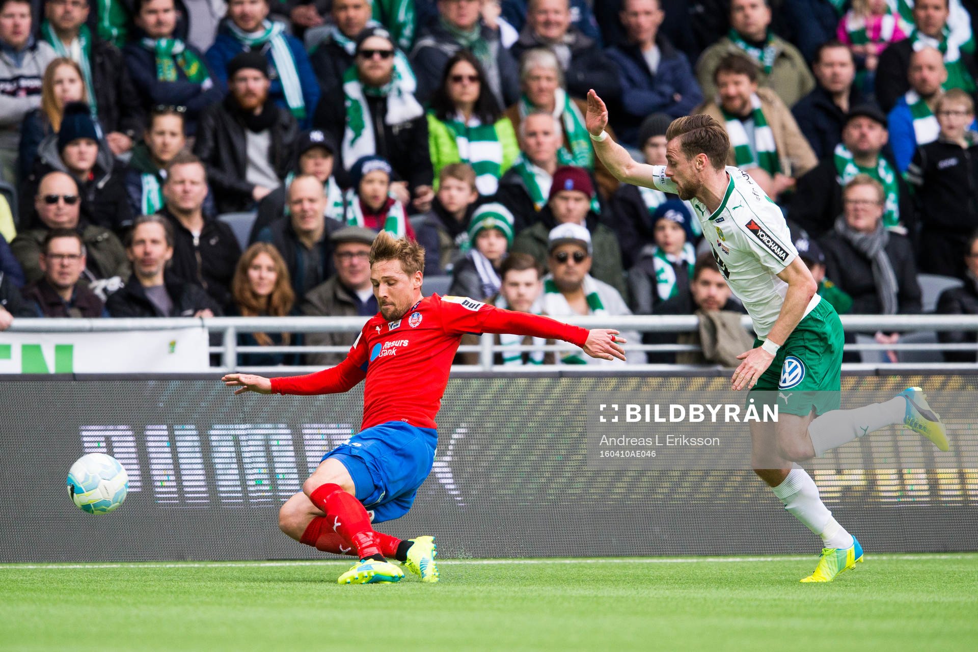 Helsingborgs Martin Christensen och Hammarbys Arnor Smarason