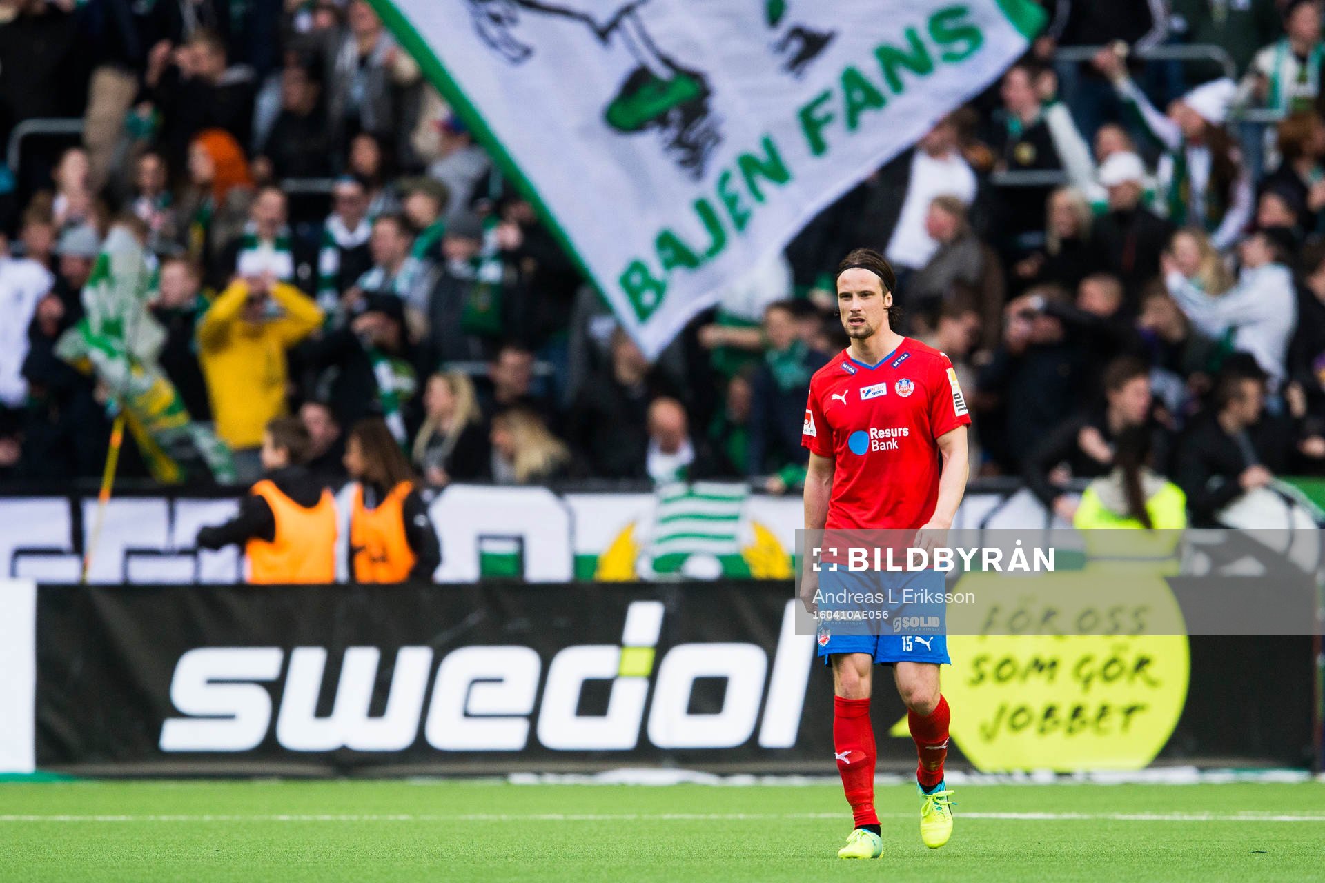 Helsingborgs Linus Hallenius ser deppig ut