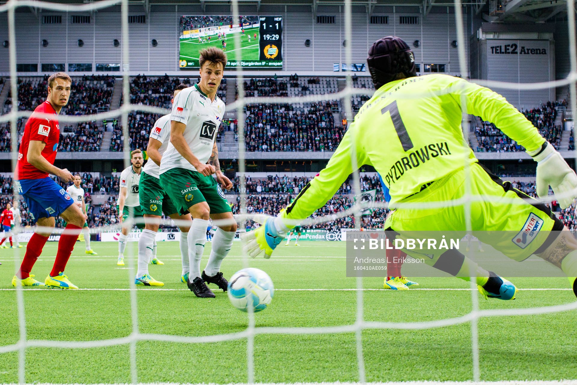 Helsingborgs Frederik Helstrup och Hammarbys Melker