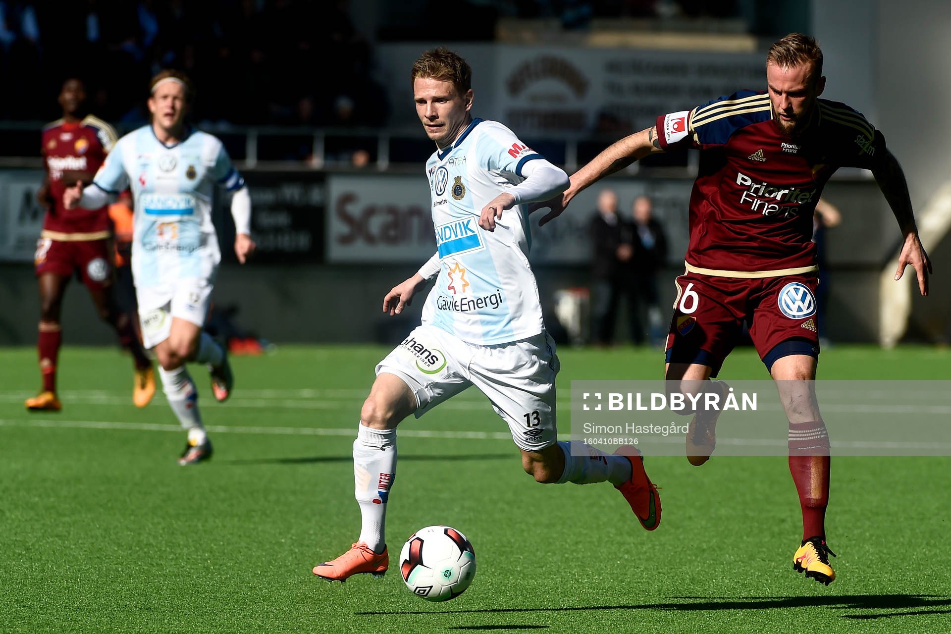 Gefles Johan Bertilsson och Djurgårdens Alexander Faltsetas