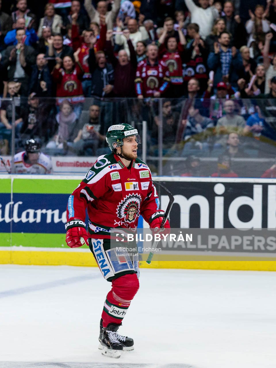Frölundas Henrik Tömmernes jublar