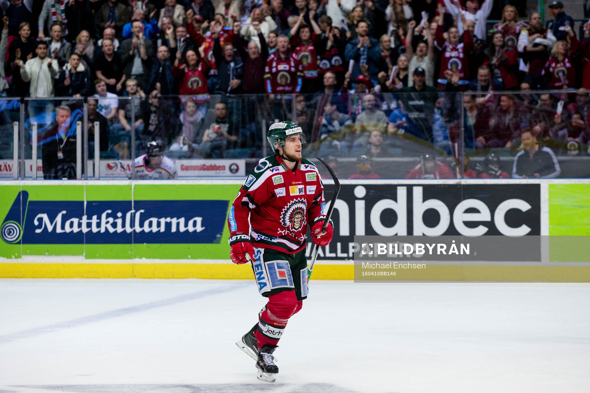 Frölundas Henrik Tömmernes jublar