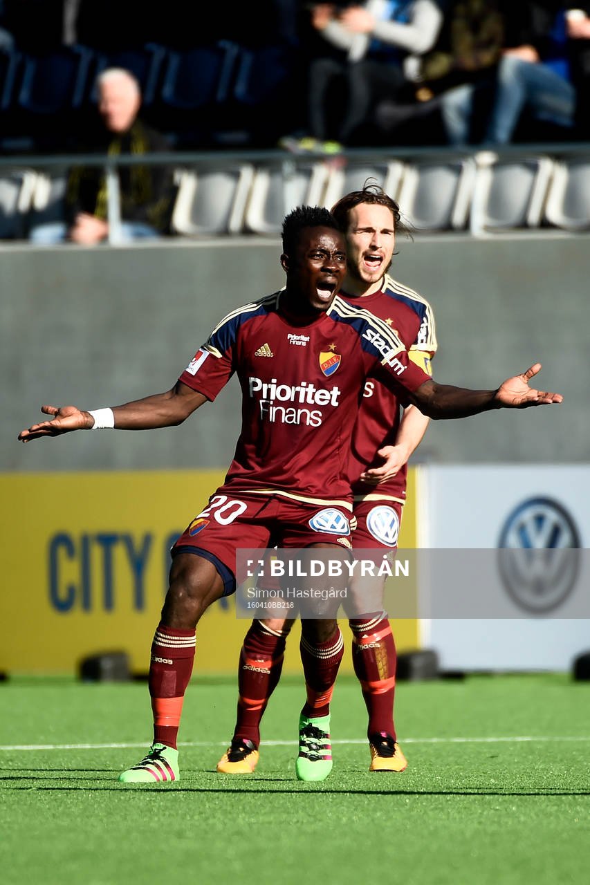 Djurgårdens Sam Johnson och Kevin Walker deppar