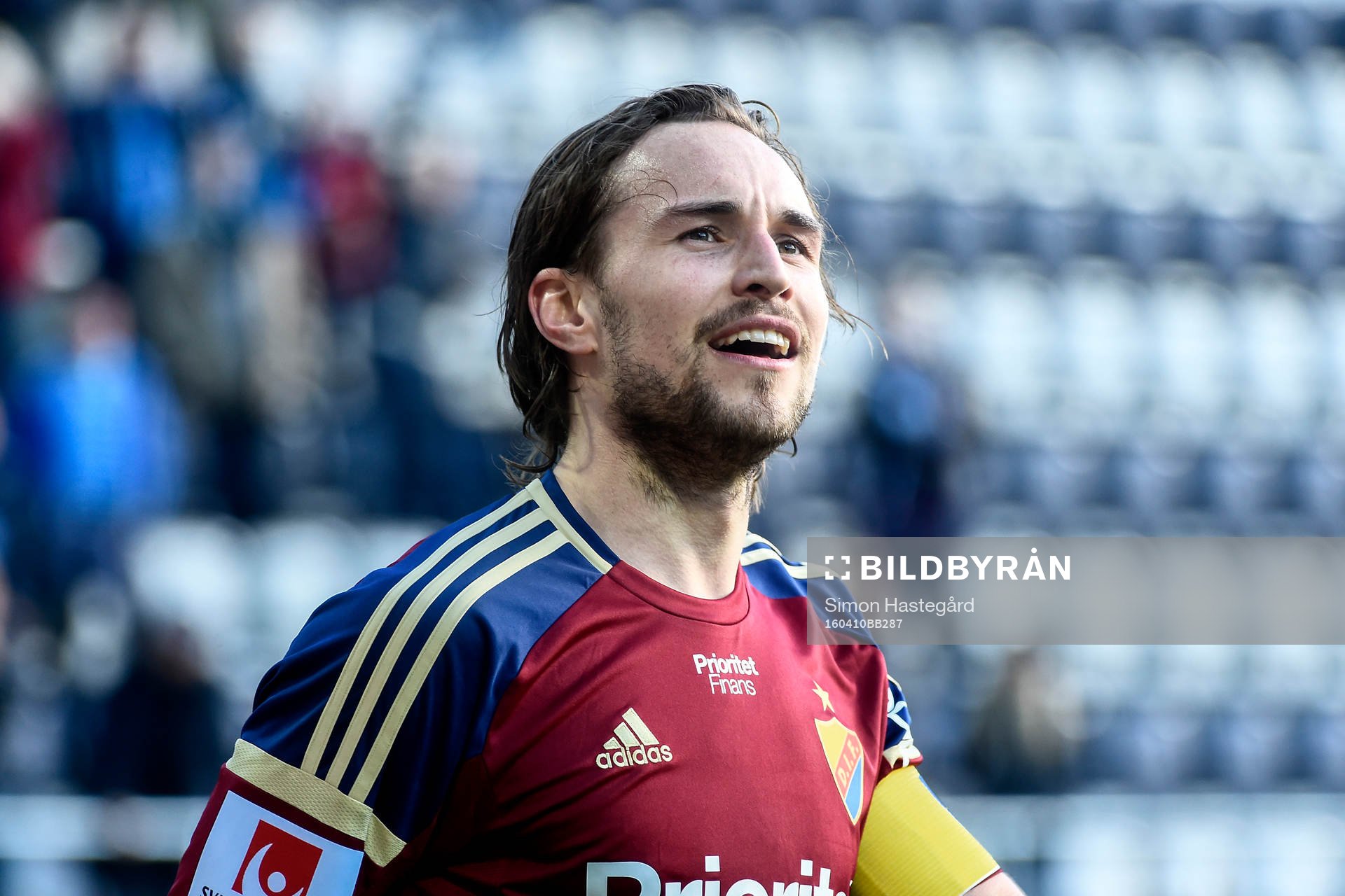 Djurgårdens Kevin Walker jublar