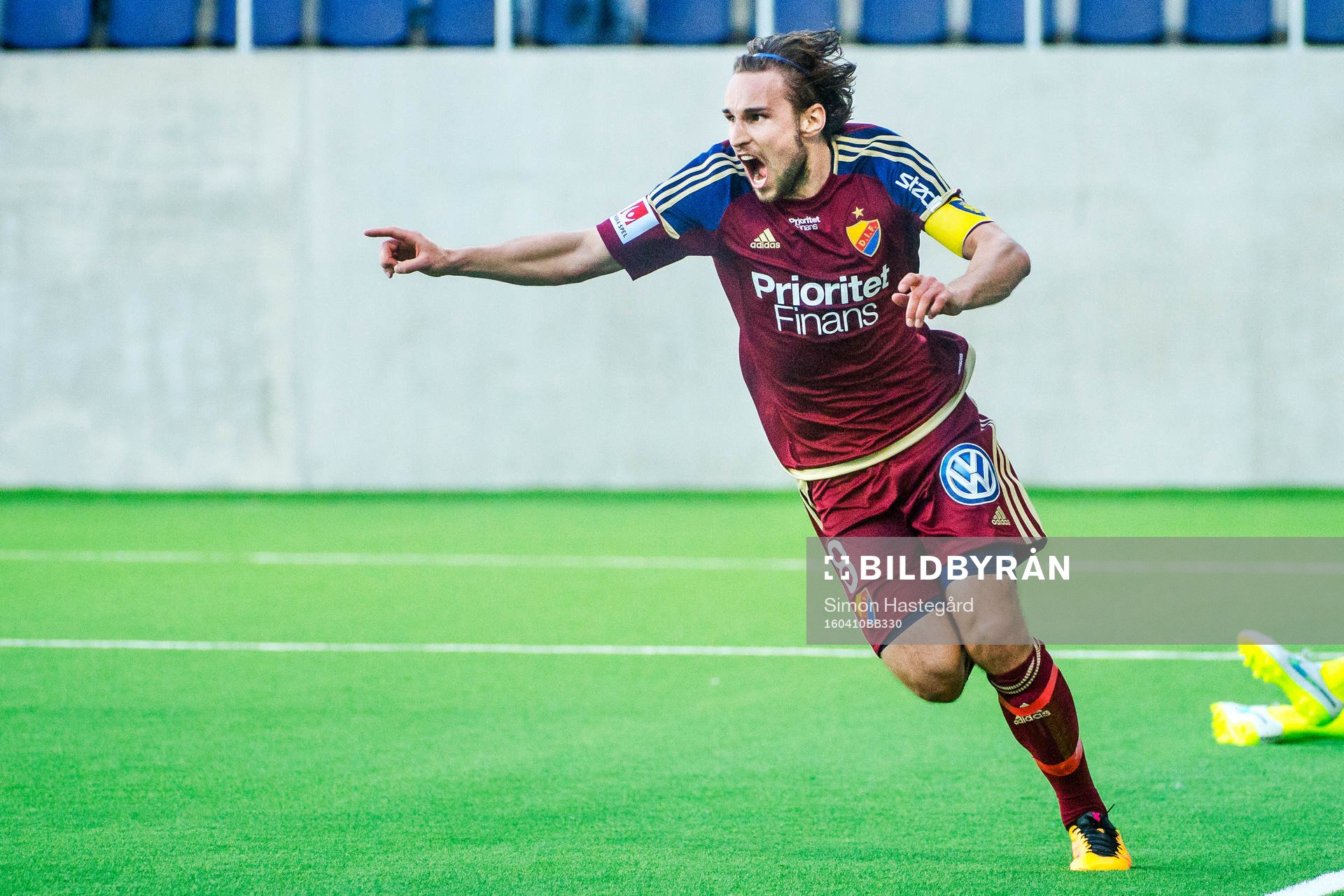 Djurgårdens Kevin Walker jublar