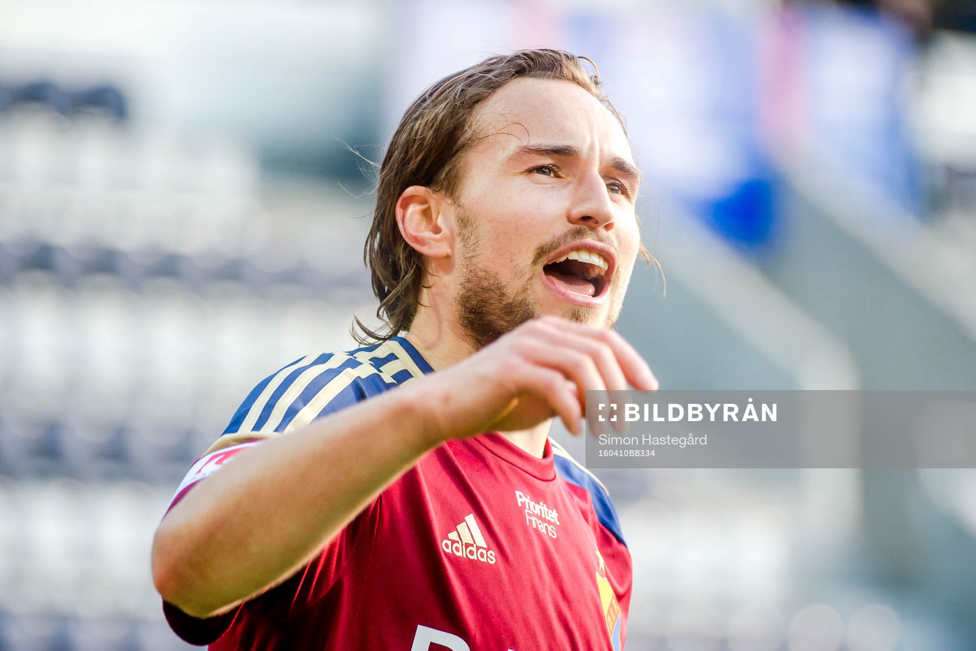 Djurgårdens Kevin Walker jublar