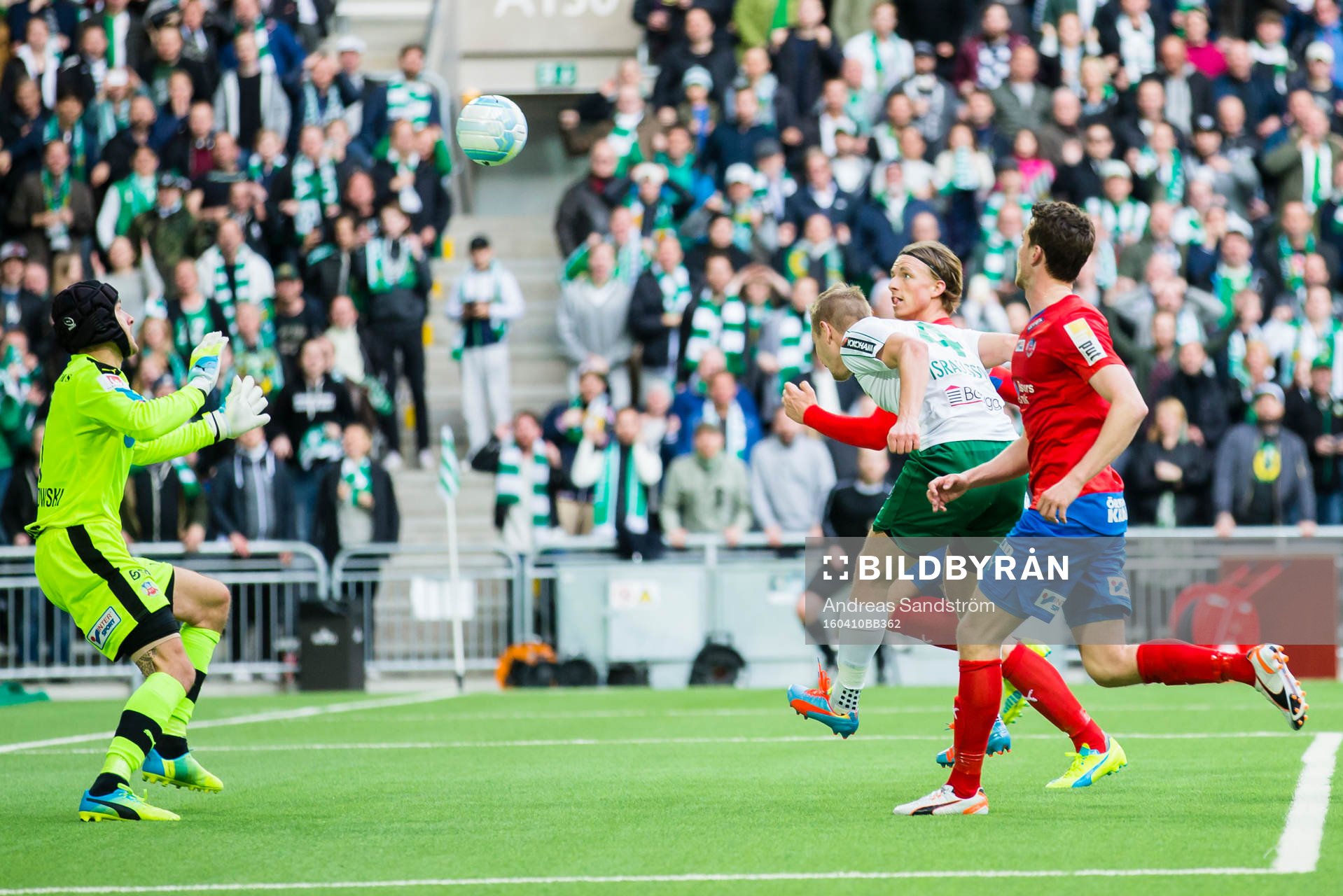 Hammarbys Erik Israelsson gör 5-1 bakom Helsingborgs