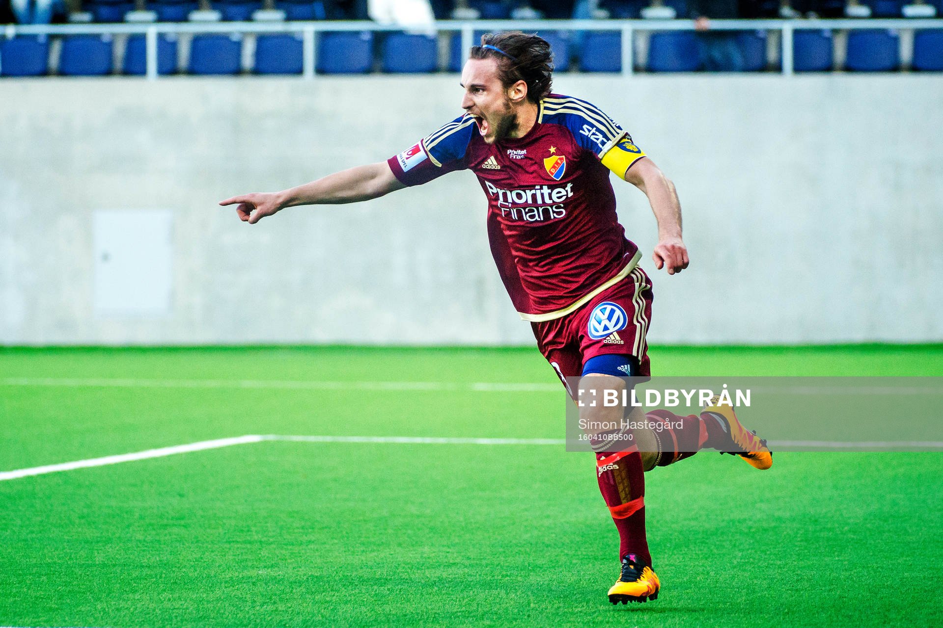 Djurgårdens Kevin Walker jublar