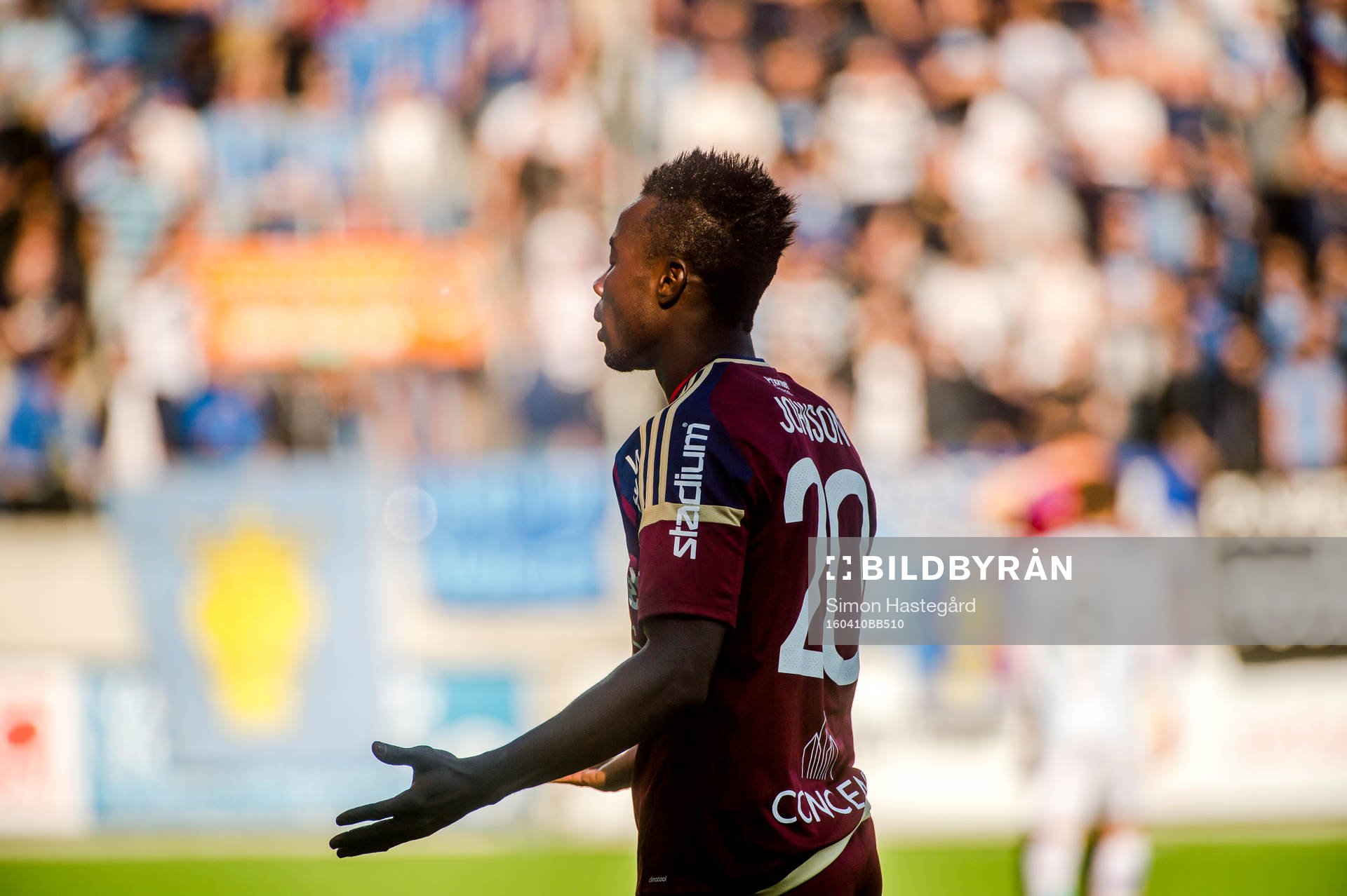 Djurgårdens Sam Johnson deppar