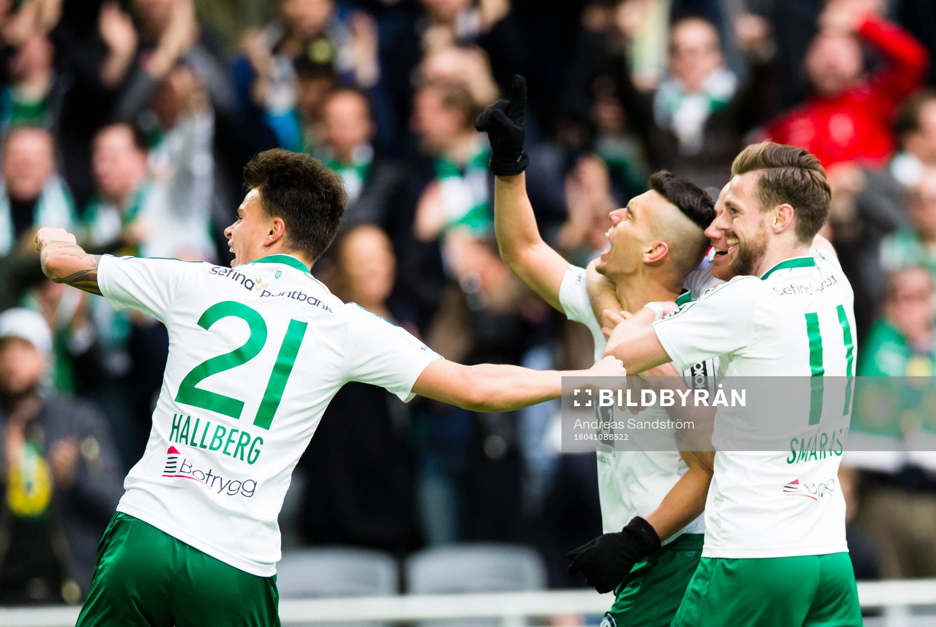 Hammarbys Alexssander Medeiros de Azeredo gör 3-1 och