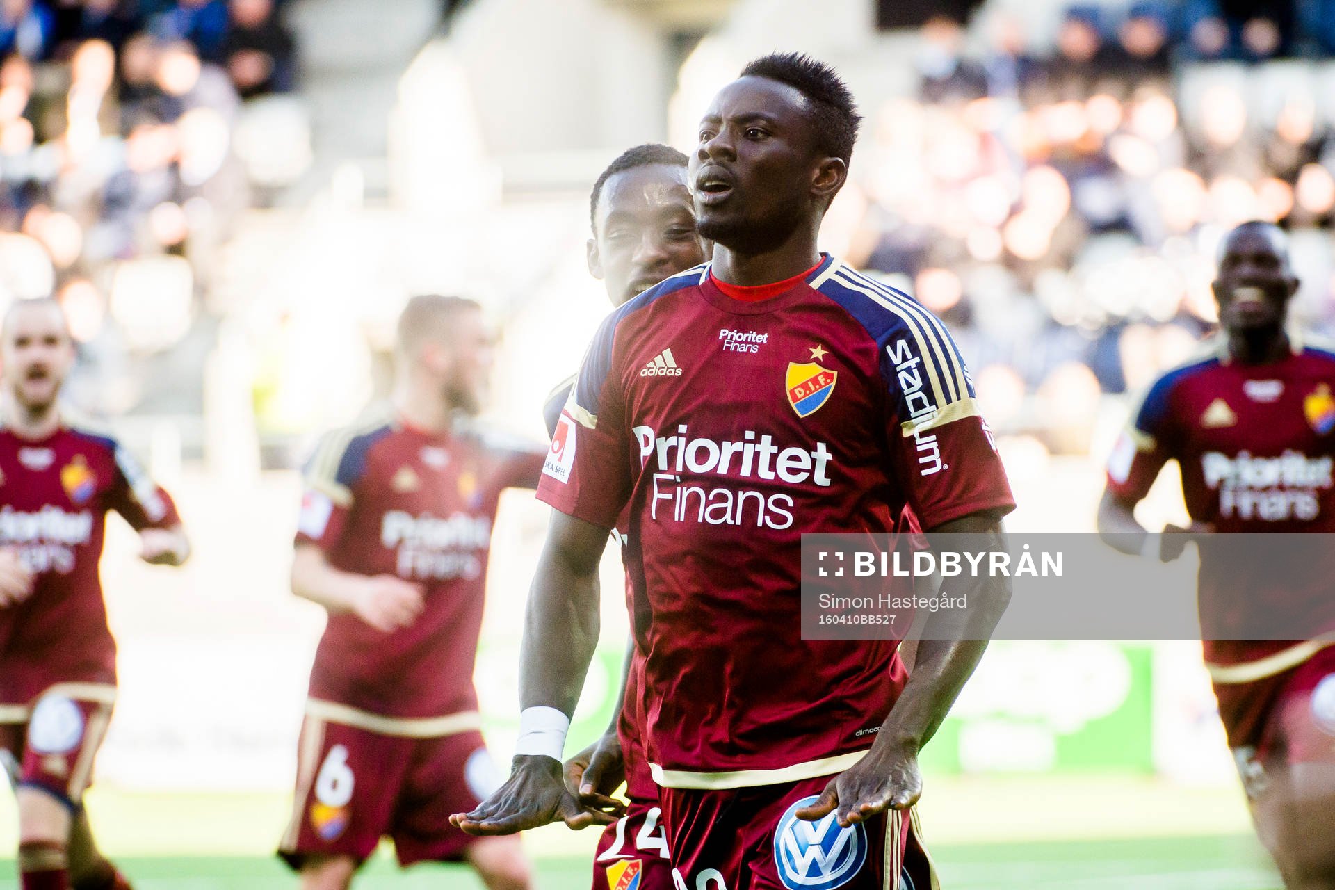 Djurgårdens Sam Johnson jublar