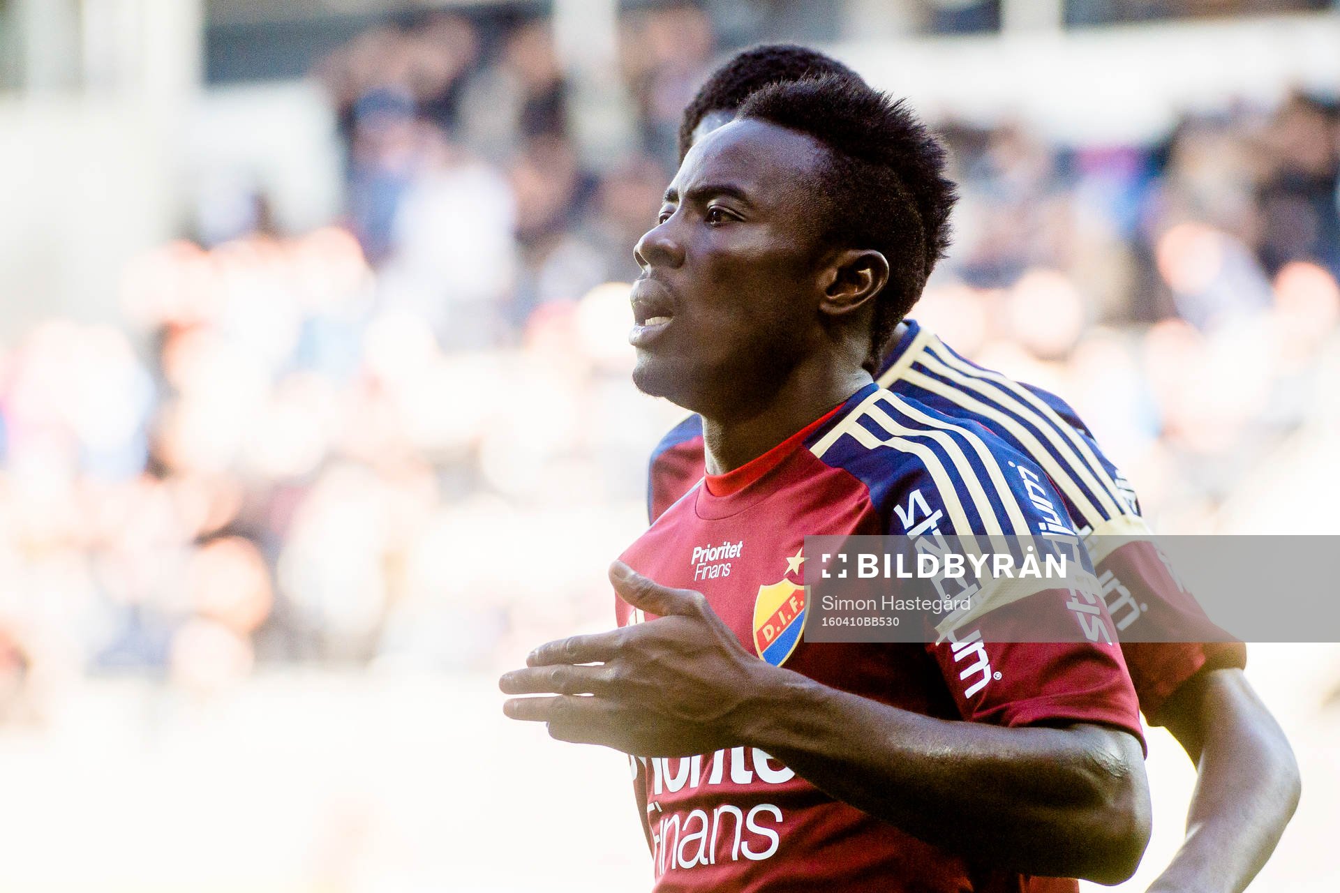 Djurgårdens Sam Johnson jublar