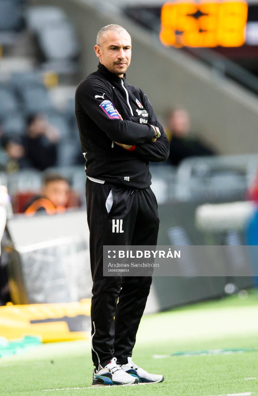 Helsingborgs manager Henrik Larsson
