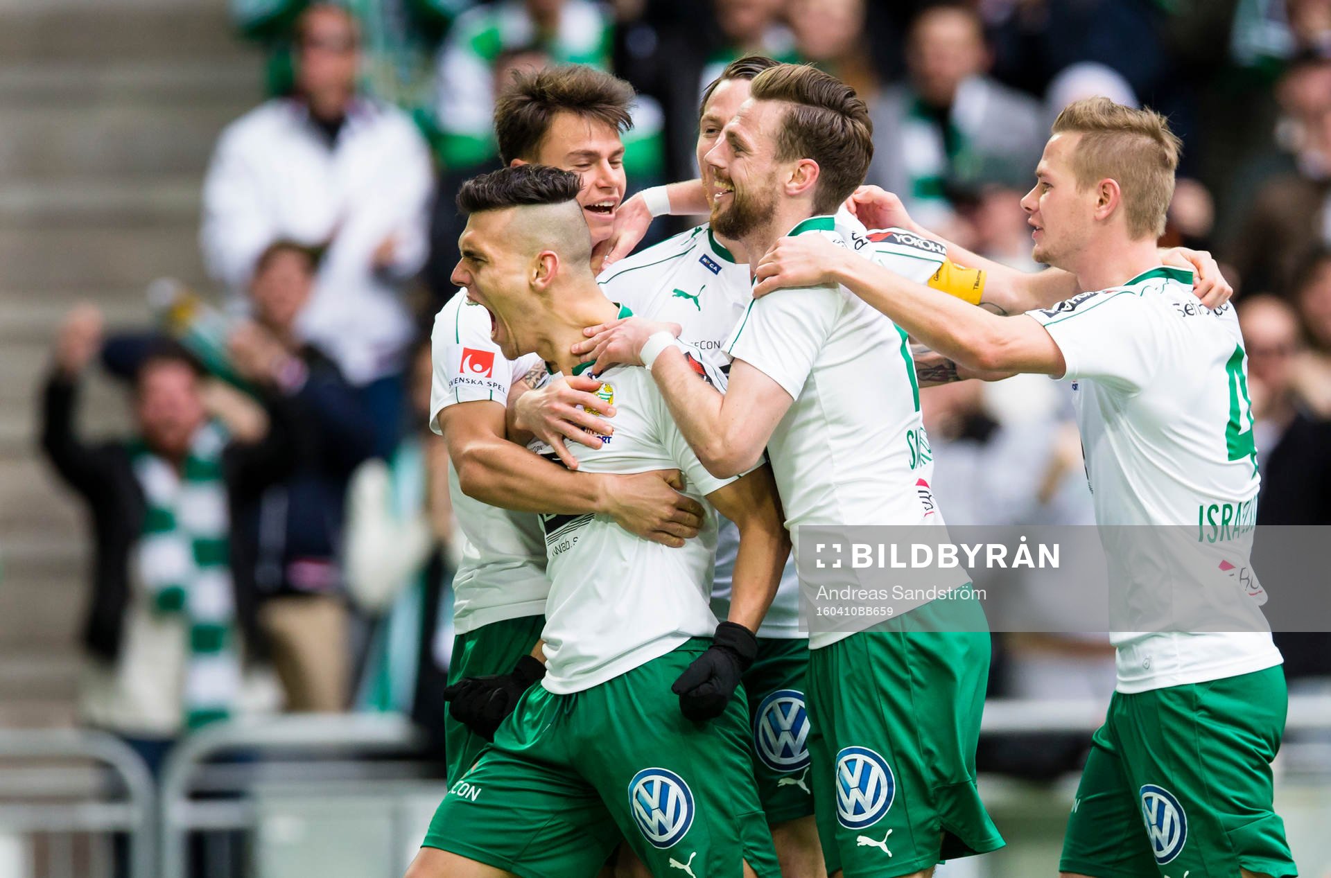 Hammarbys Alexssander Medeiros de Azeredo gör 3-1 och