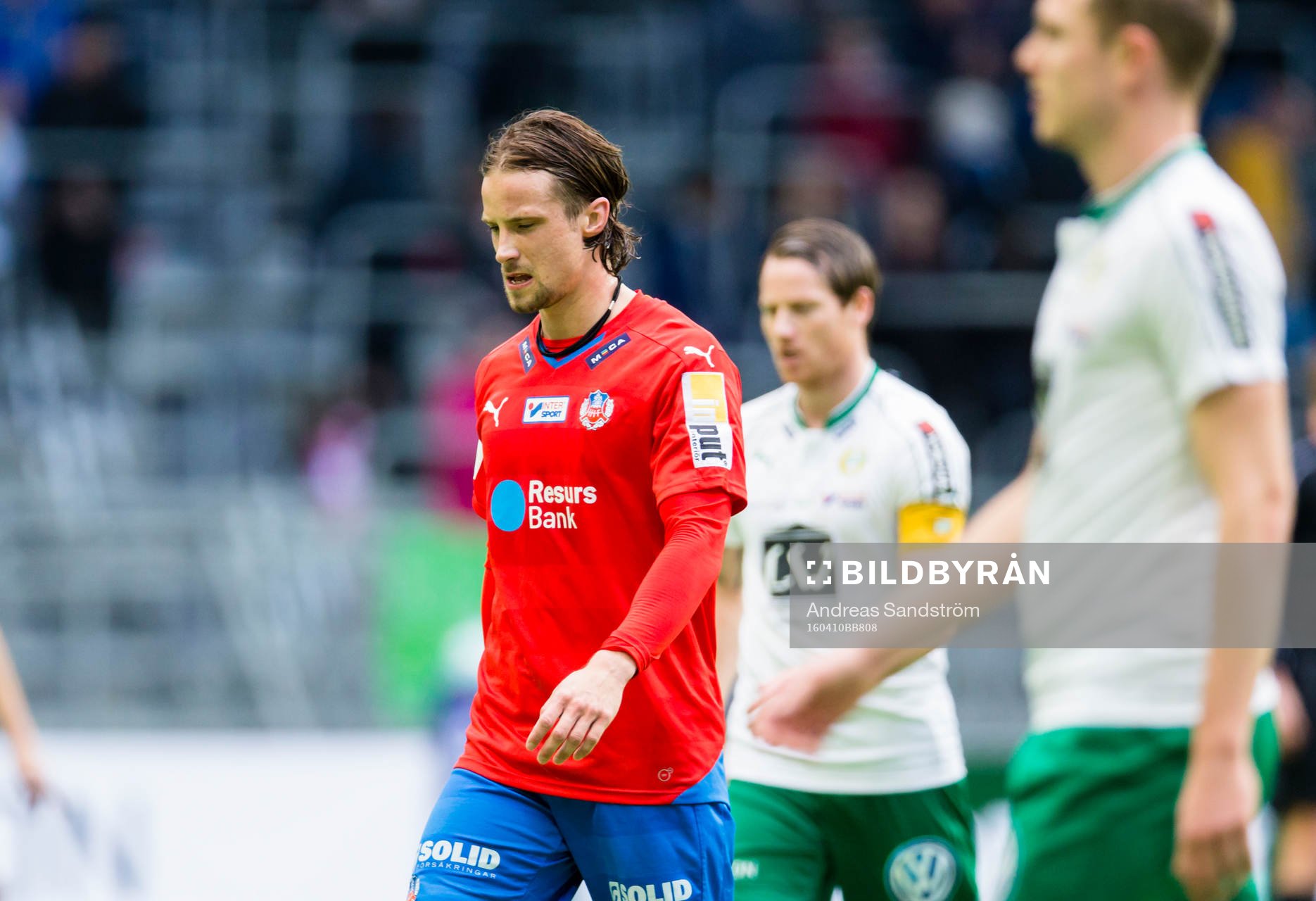 Helsingborgs Linus Hallenius ser deppig ut