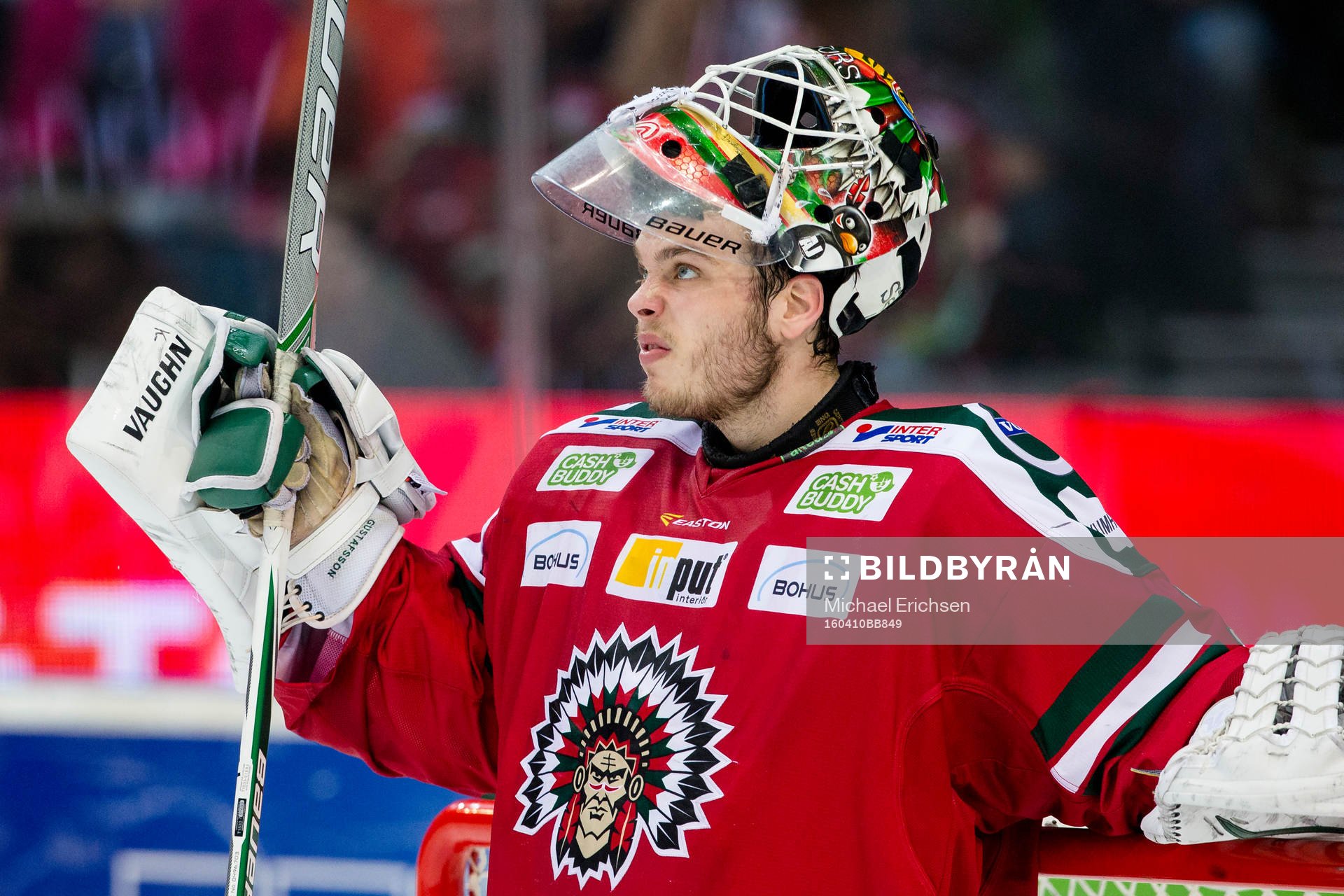 Frölundas målvakt Johan Gustafsson
