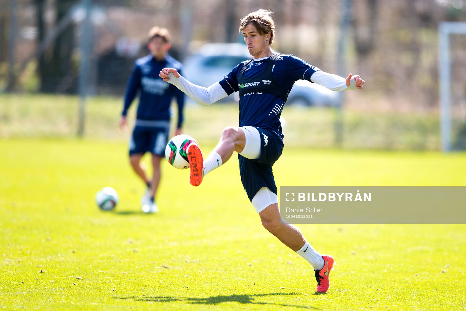 Thomas Rogne under en träning med IFK Göteborg den 10 april 2016 i Göteborg.
