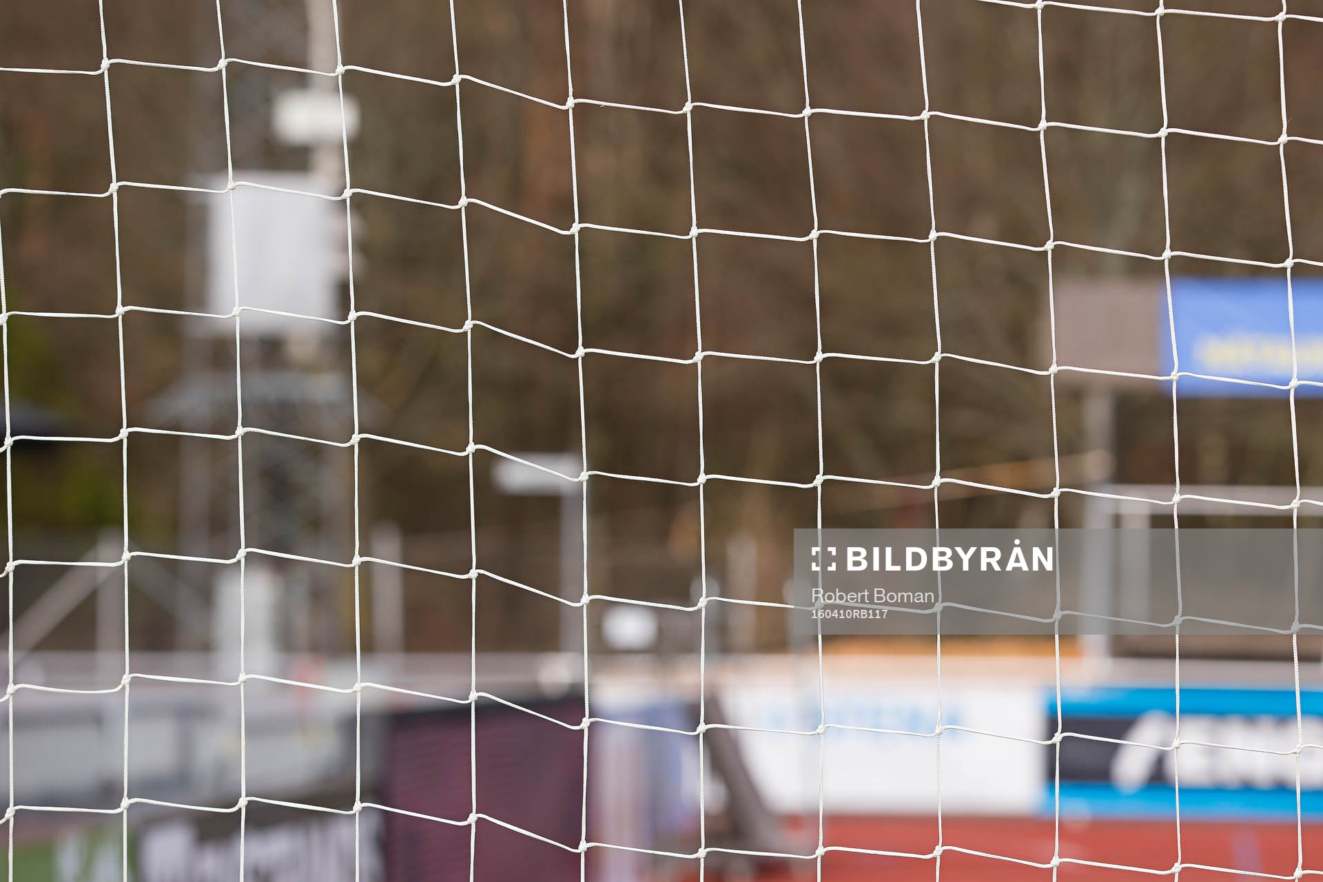 Nät i ett fotbollsmål