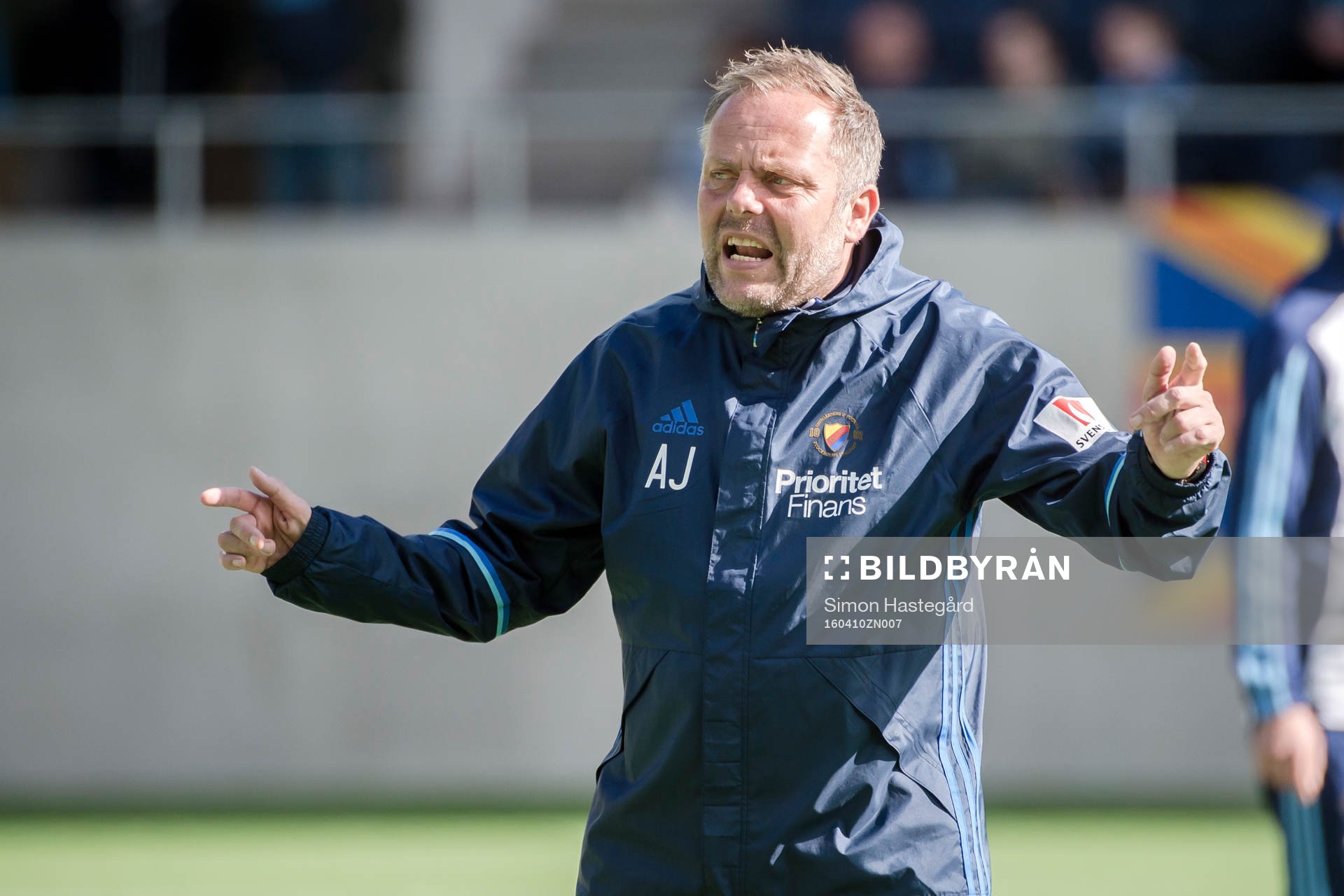 Djurgårdens assisterande tränare Anders Johansson före