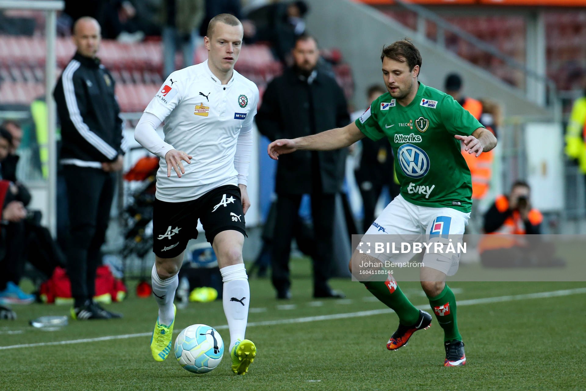 Örebros Daniel Gustavsson och Jönköpings Tom Siwe