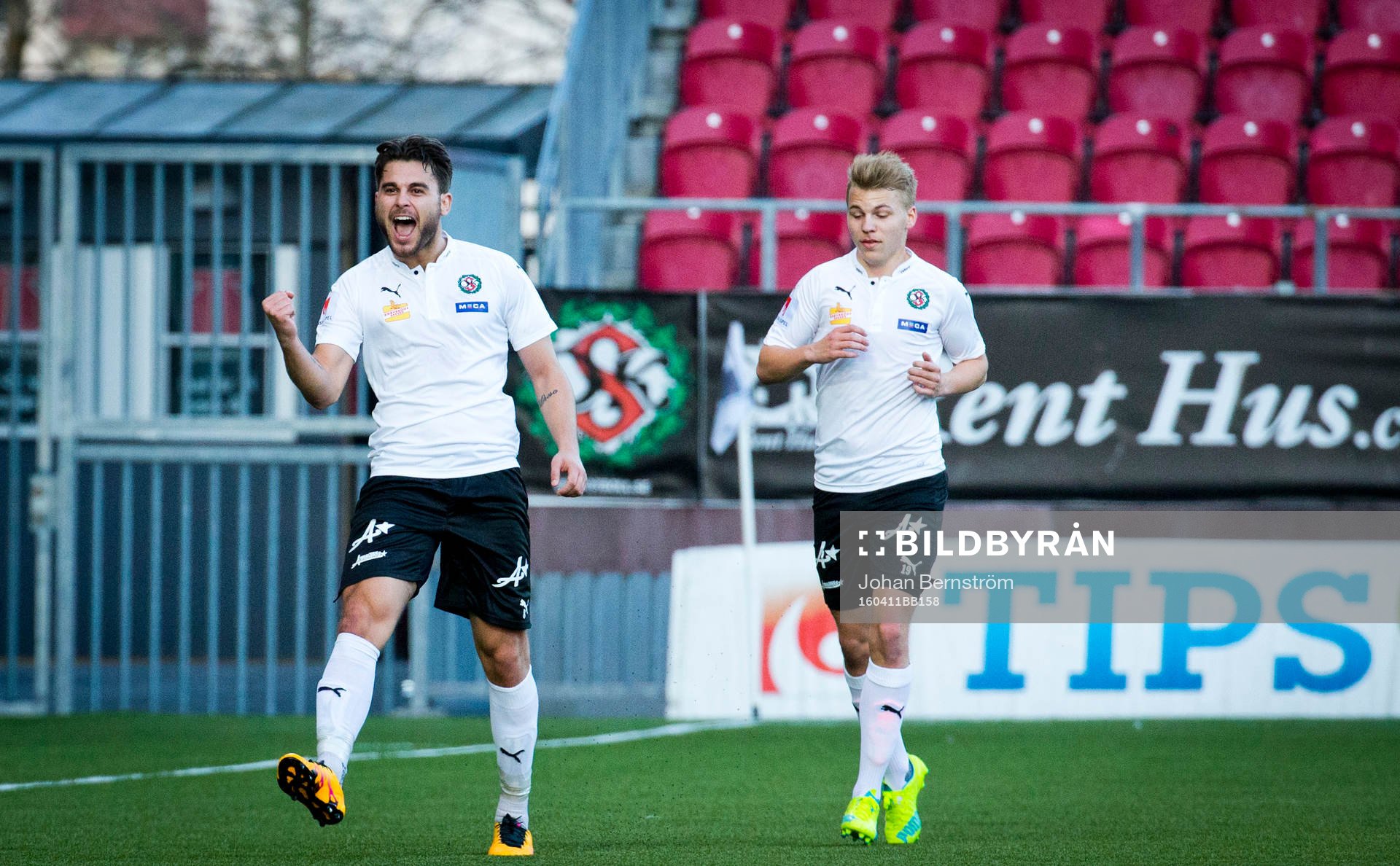 Örebros Astrit Ajdarevic gör 1-0 och jublar