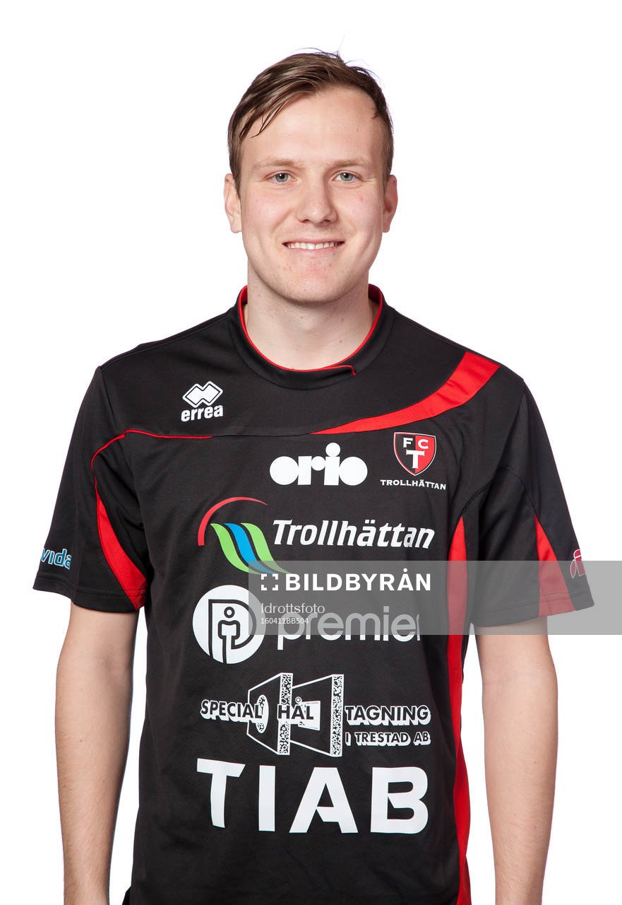 Pontus Johansson poserar för ett porträtt den 11 april 2016 i Trollhättan.