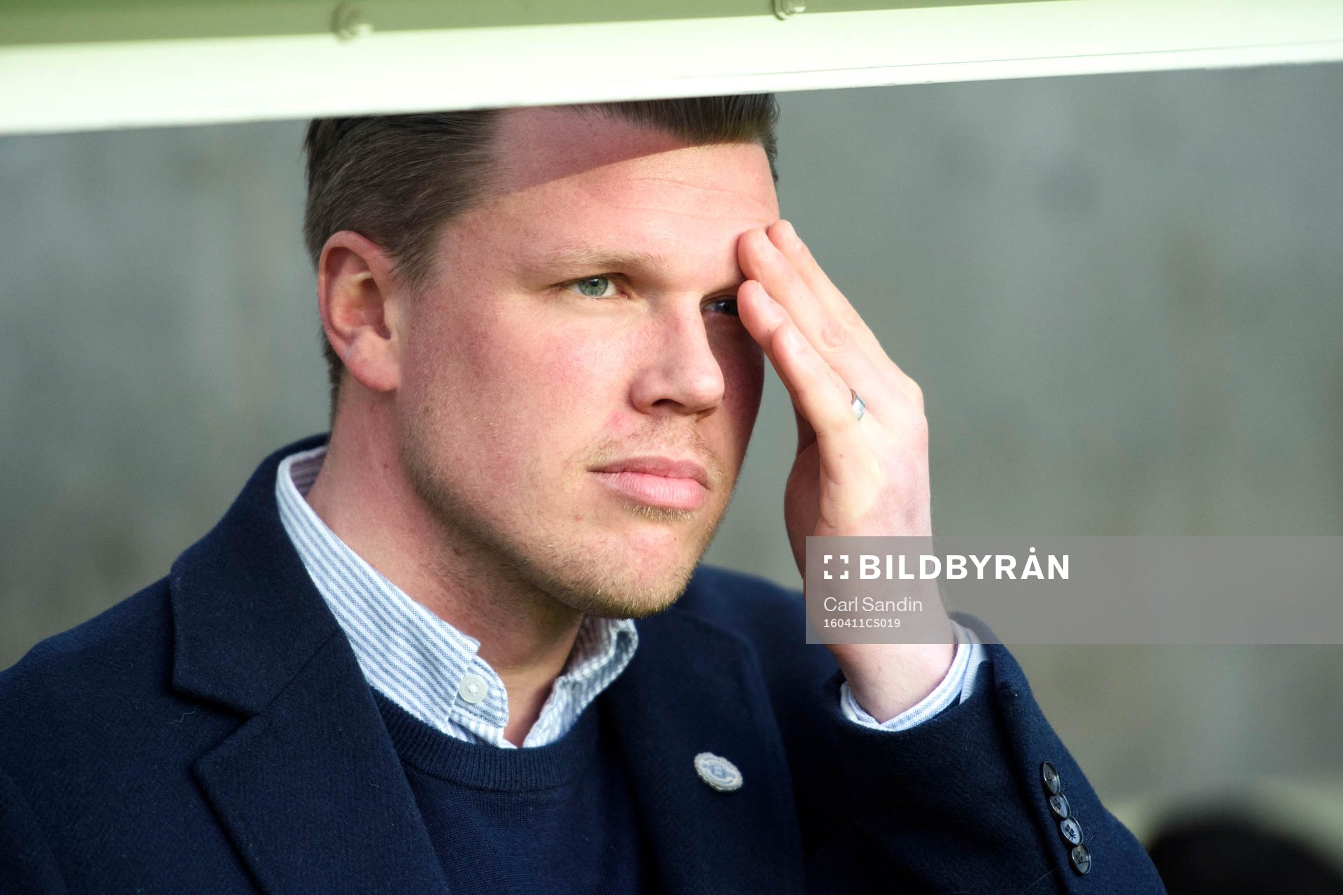 Ängelholms tränare Christian Järdler