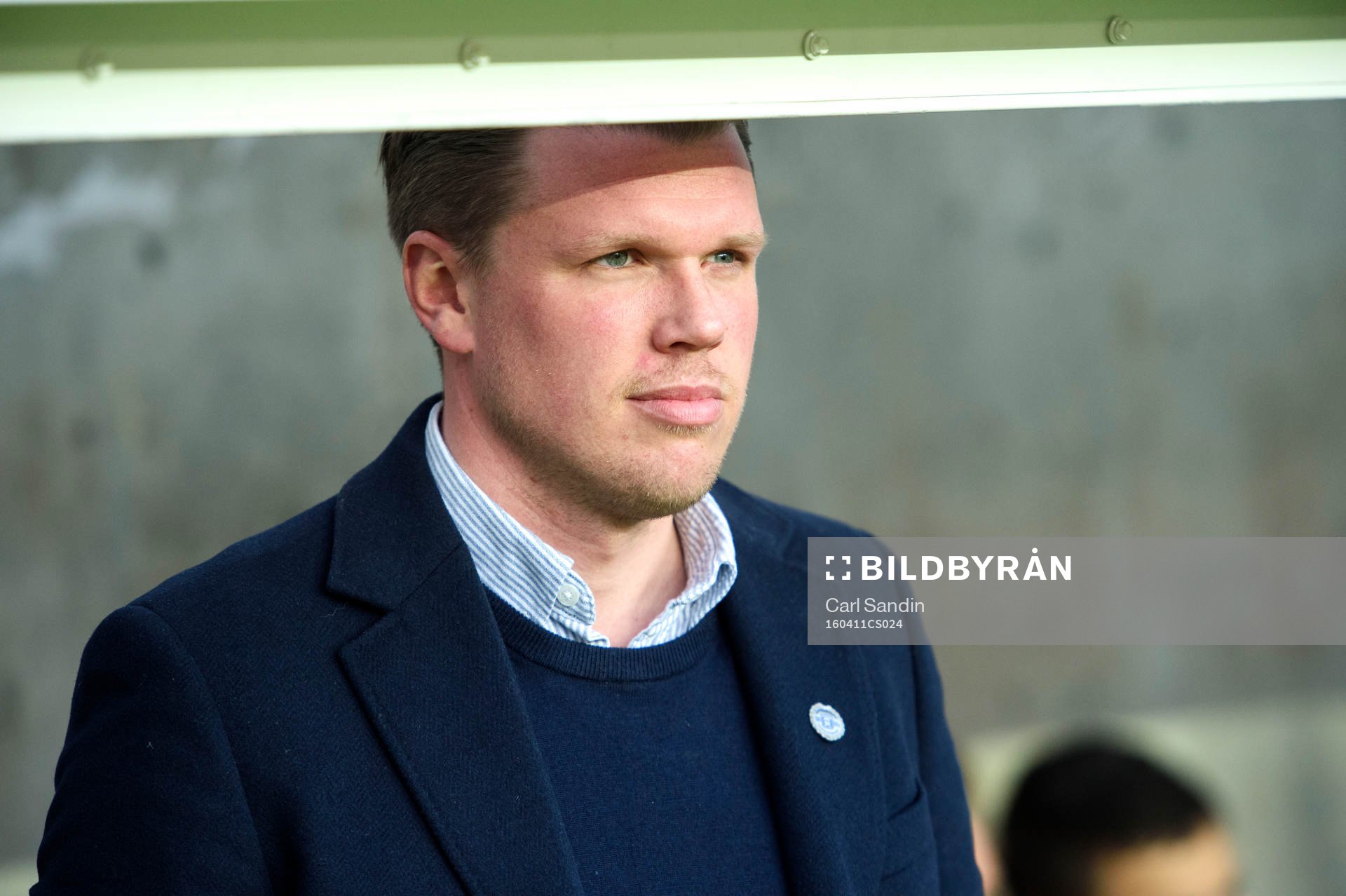 Ängelholms tränare Christian Järdler