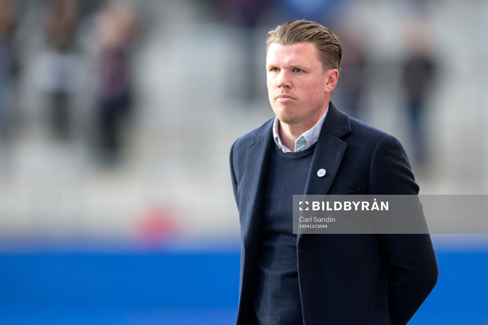 Ängelholms tränare Christian Järdler